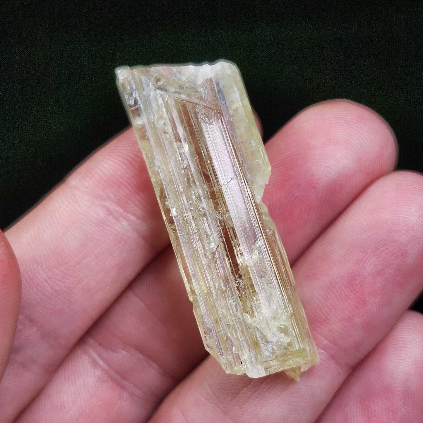 Golden Heliodor Crystal