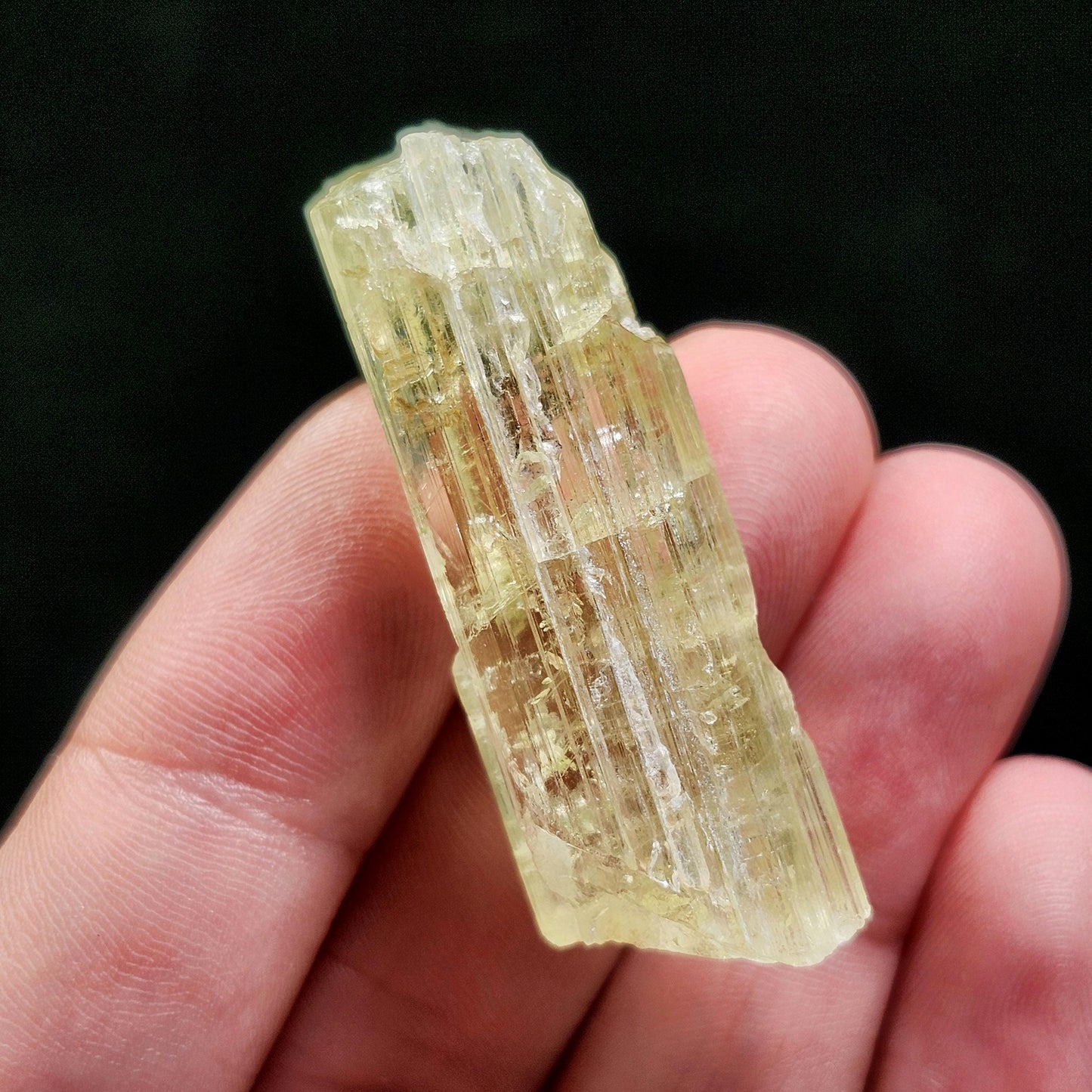 Golden Heliodor Crystal