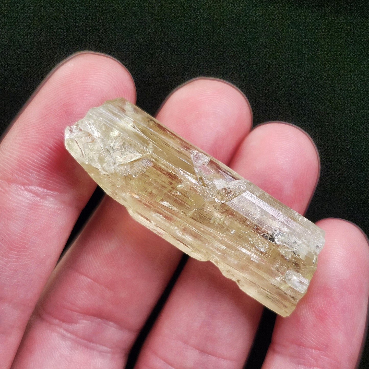 Golden Heliodor Crystal
