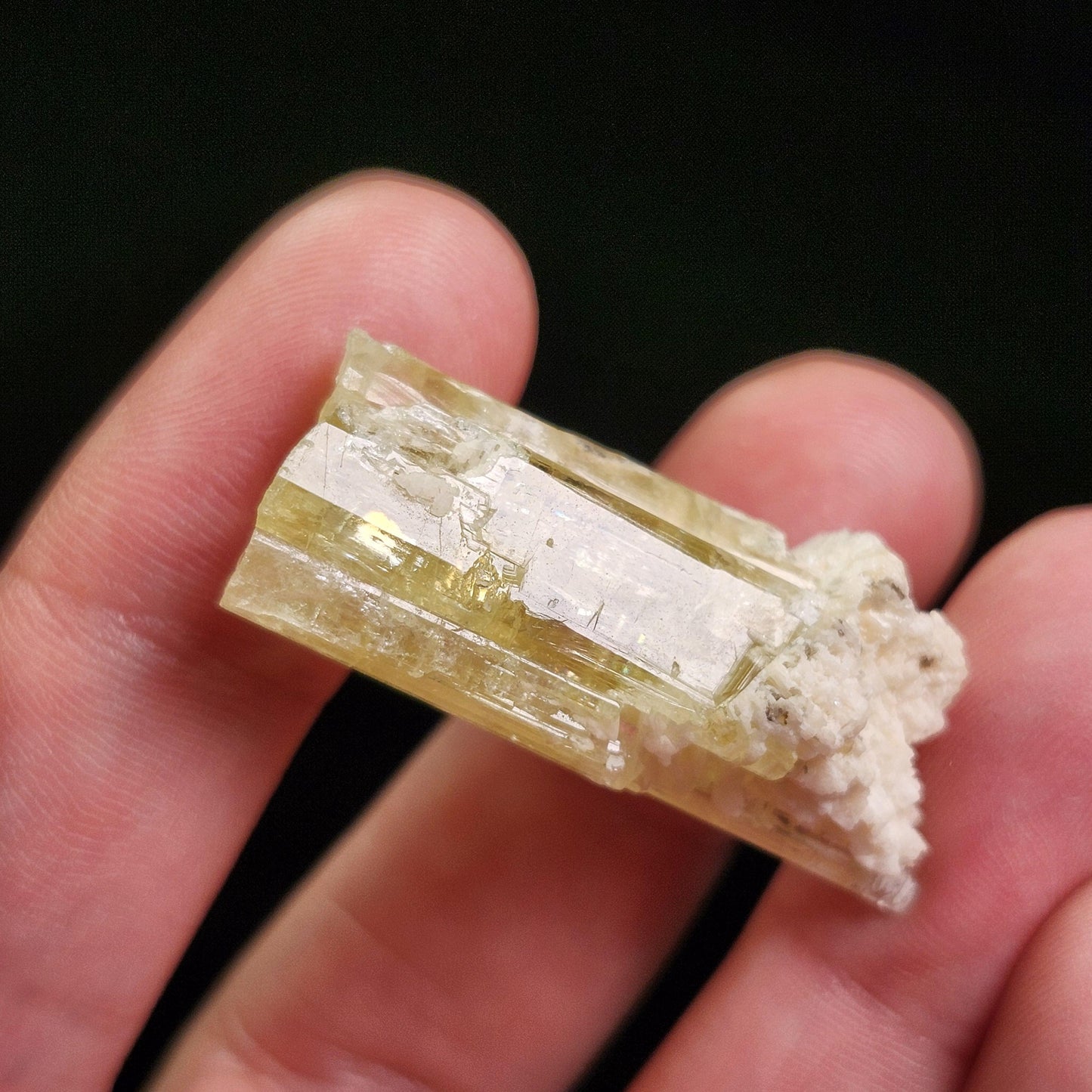 Golden Heliodor Crystal