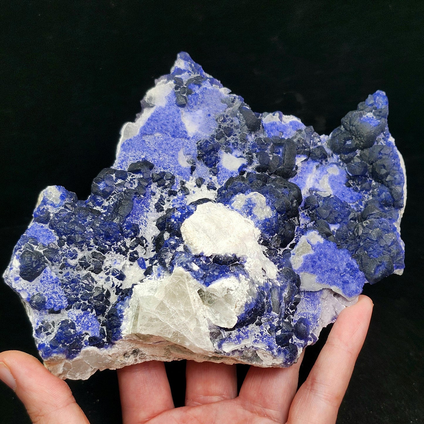HUGE Blue Fluorite Specimen 1.6lbs