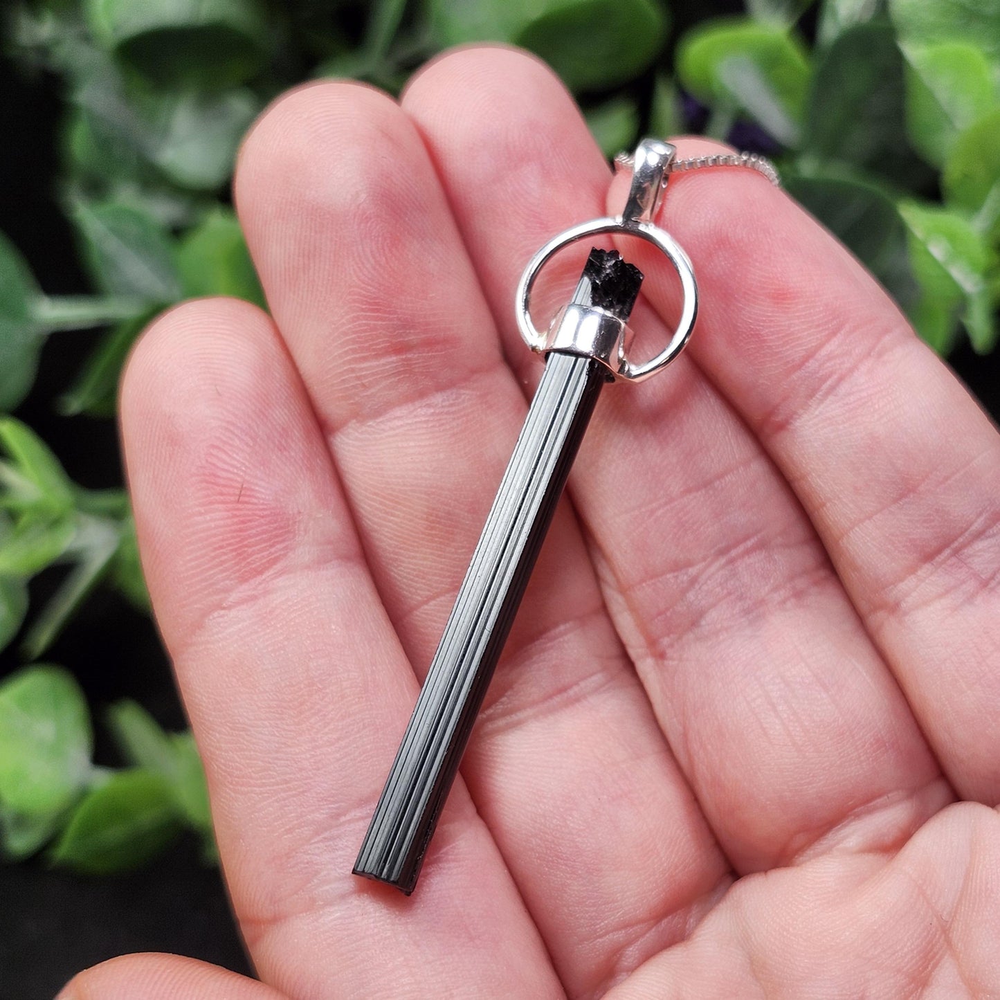 Angel Chime Black Tourmaline Pendant