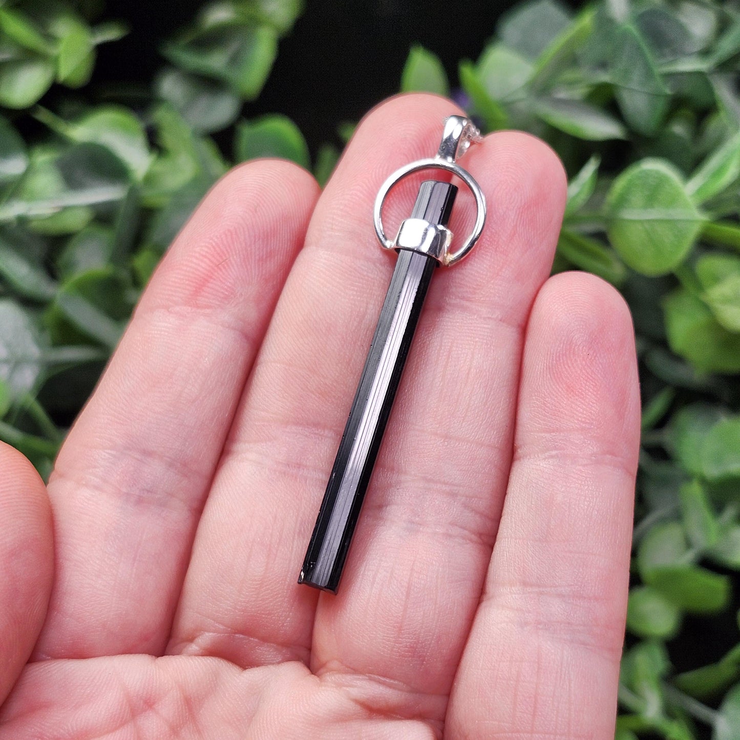 Angel Chime Black Tourmaline Pendant