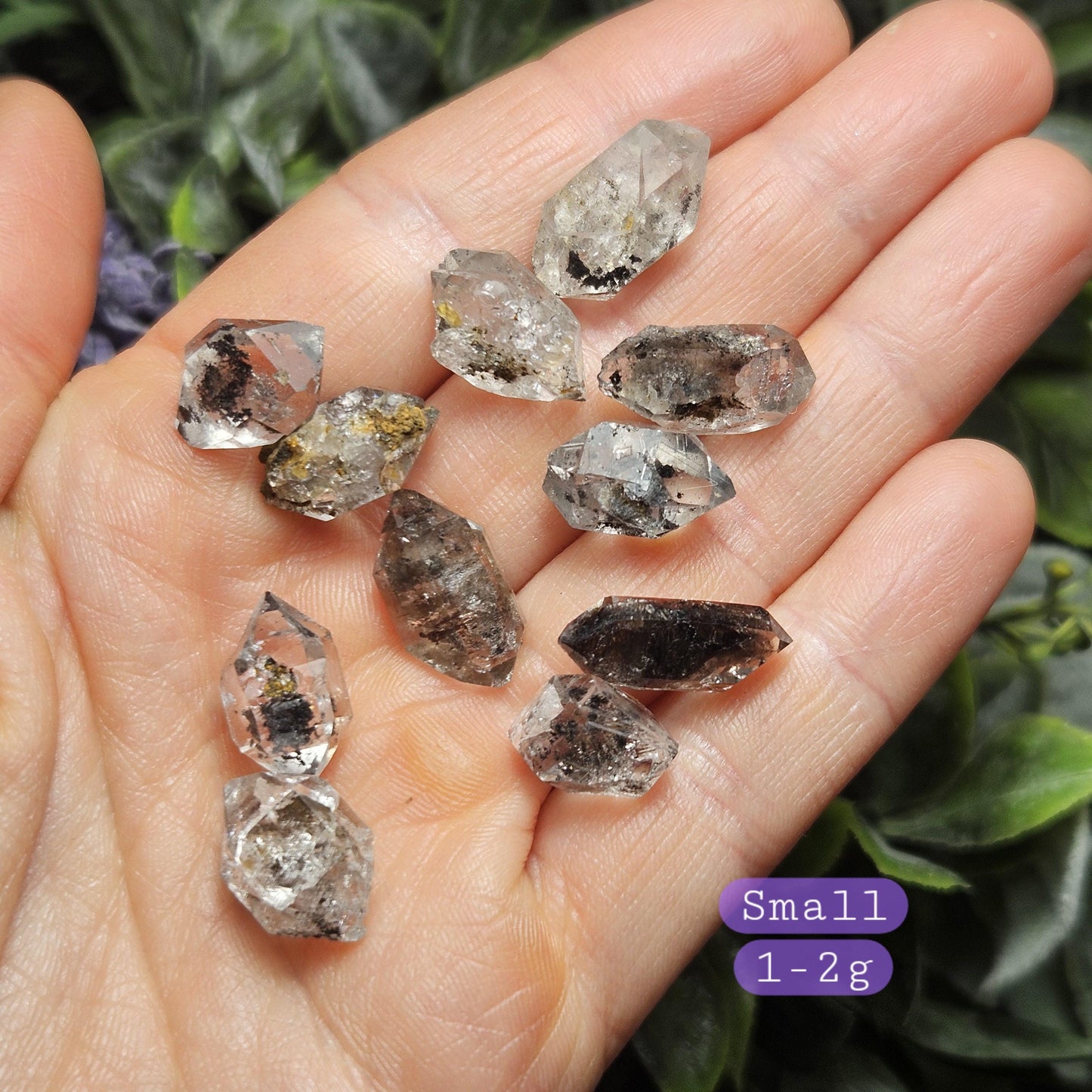 Black Herkimer Diamond with ANTHRAXOLITE