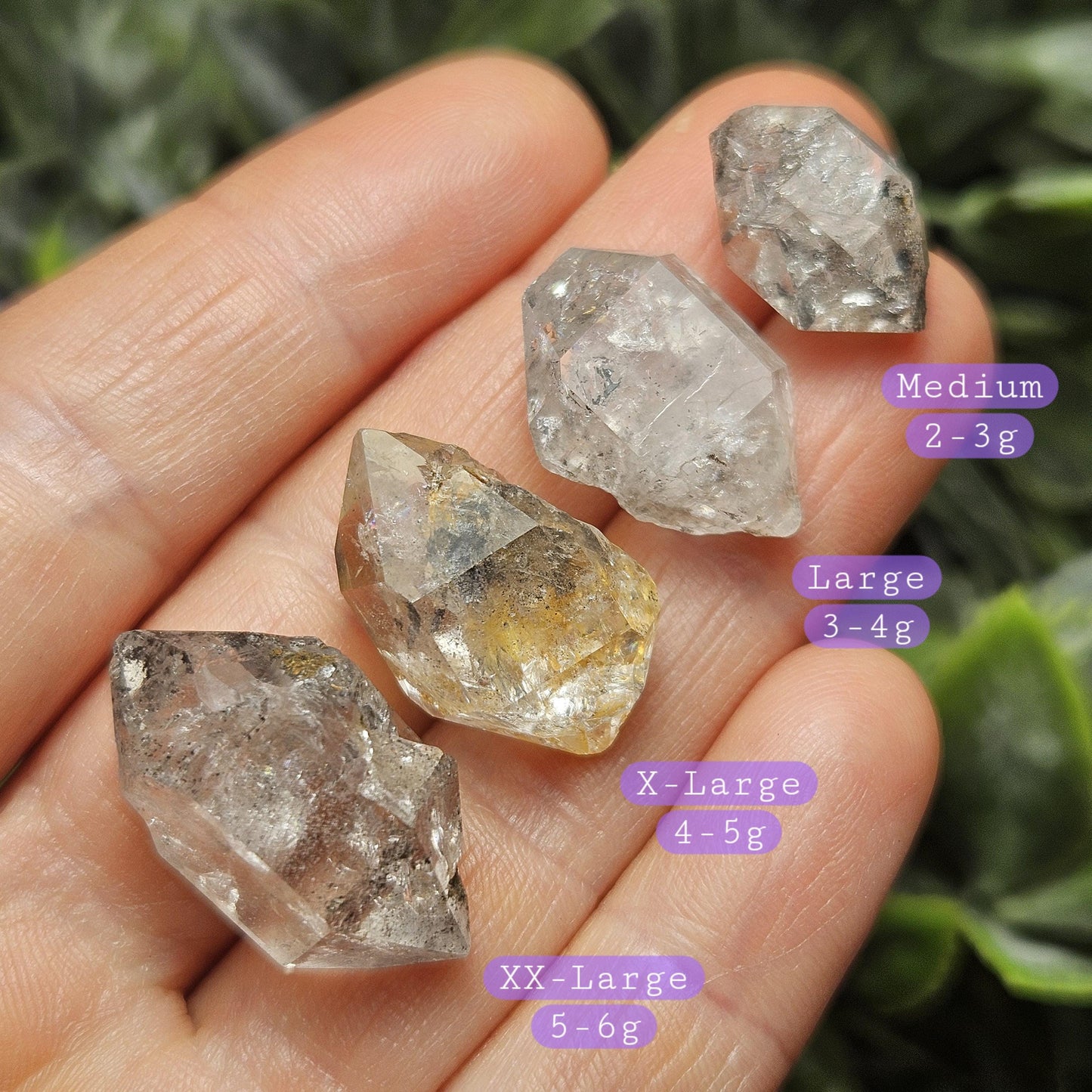 Black Herkimer Diamond with ANTHRAXOLITE