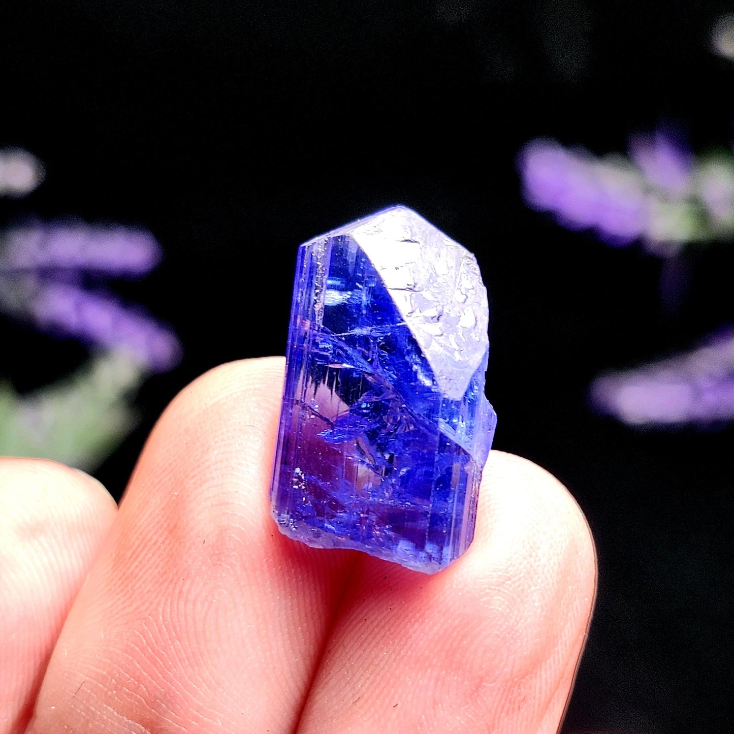 Blue Tanzanite Crystal 2.7g