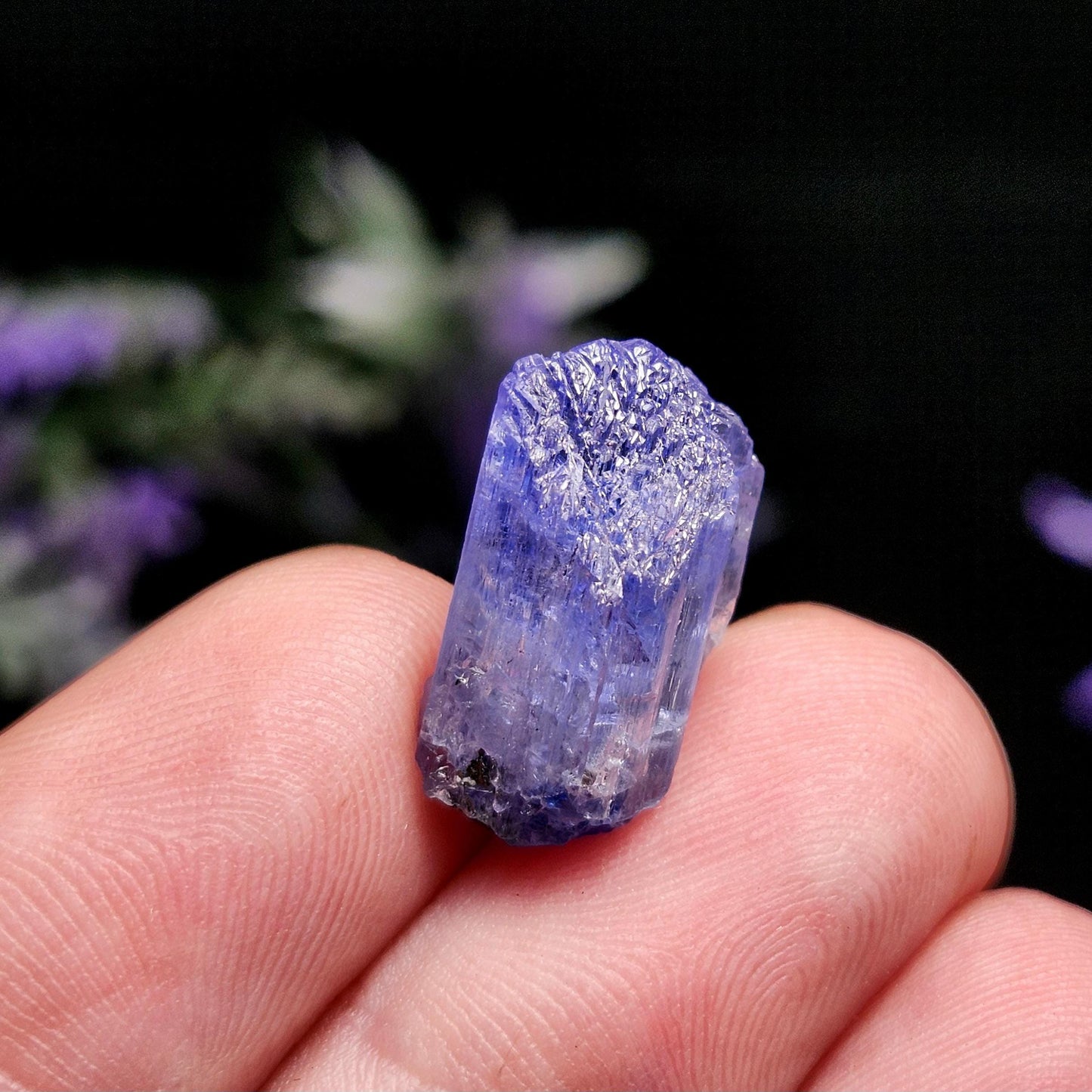 Tanzanite Etched Terminated Crystal 2.4g