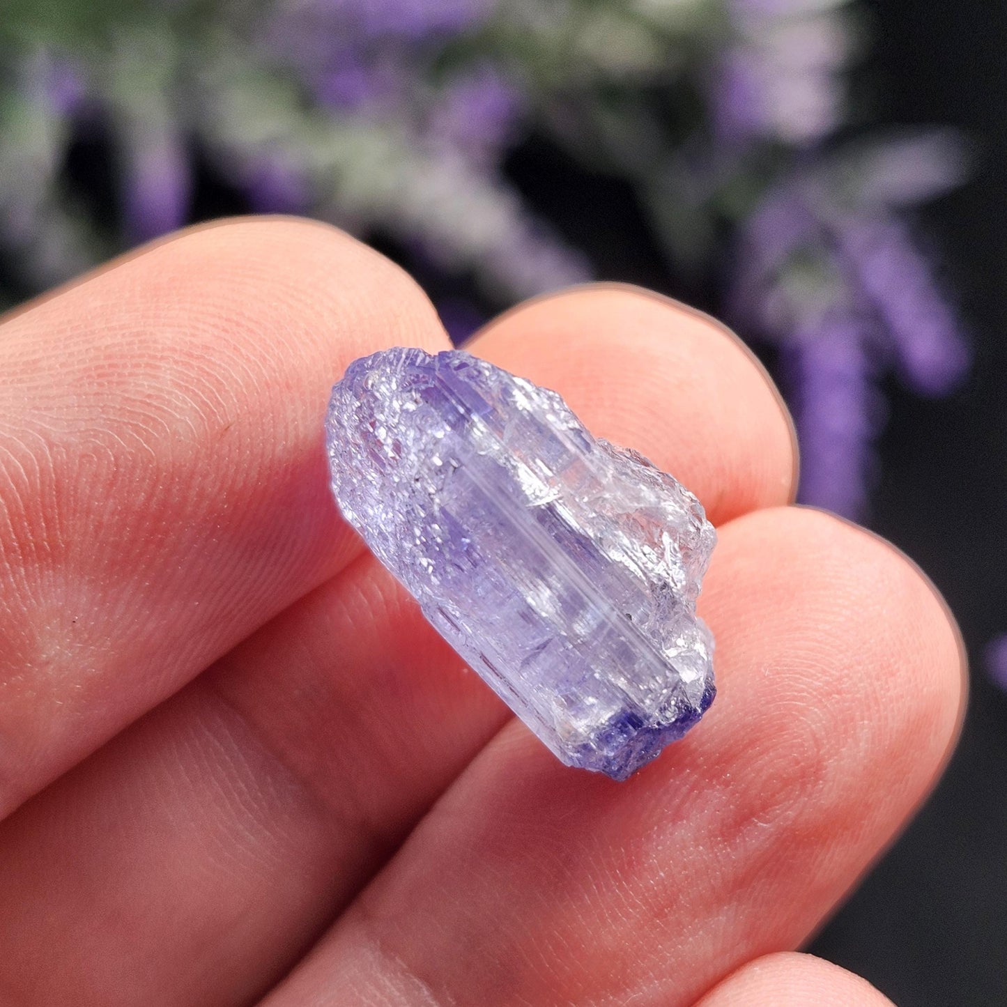 Tanzanite Etched Terminated Crystal 2.4g