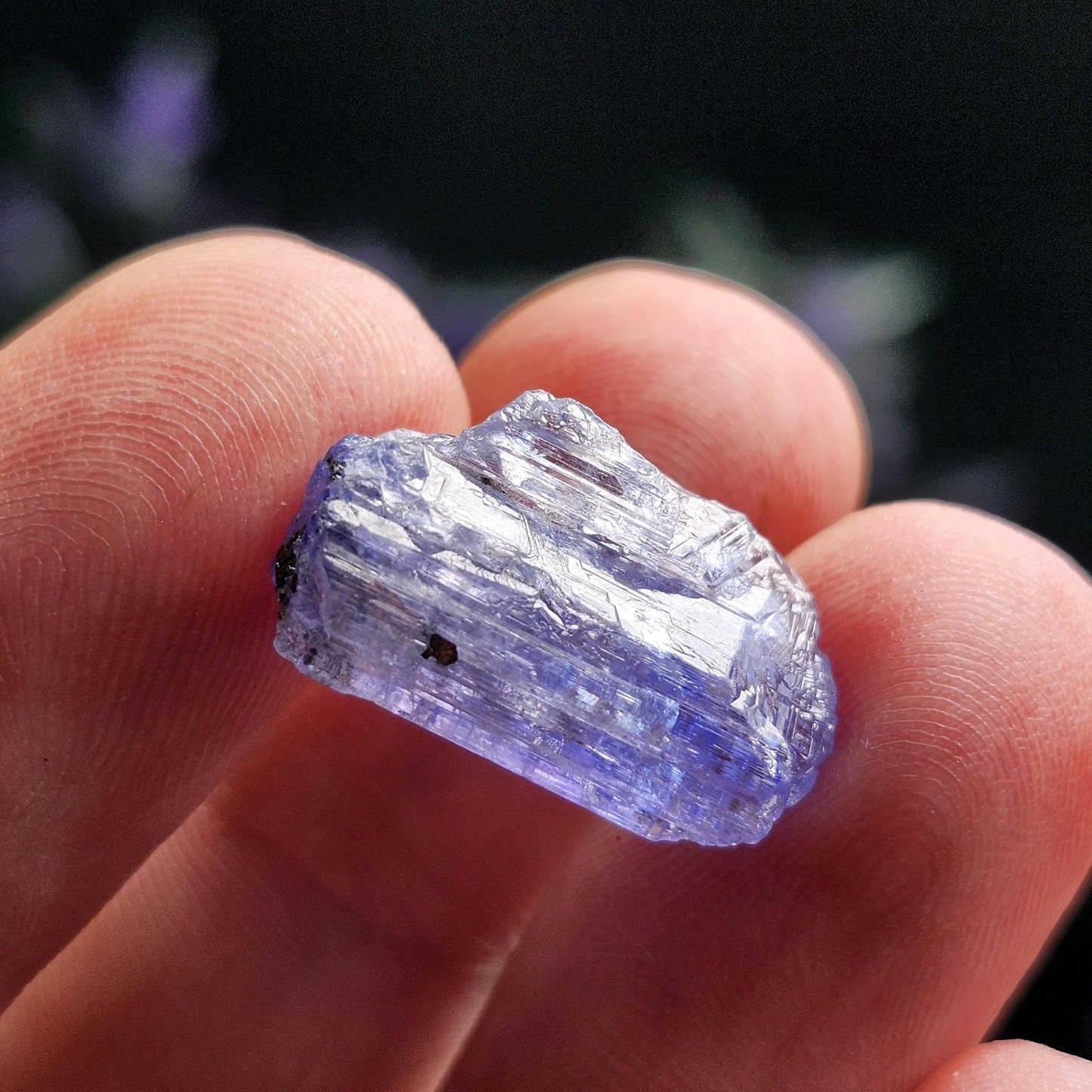 Tanzanite Etched Terminated Crystal 2.4g