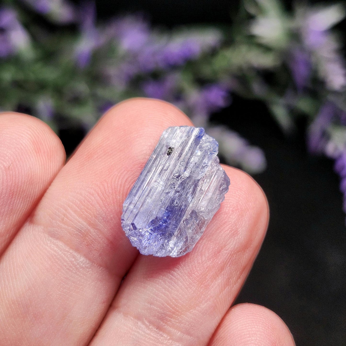 Tanzanite Etched Terminated Crystal 2.4g