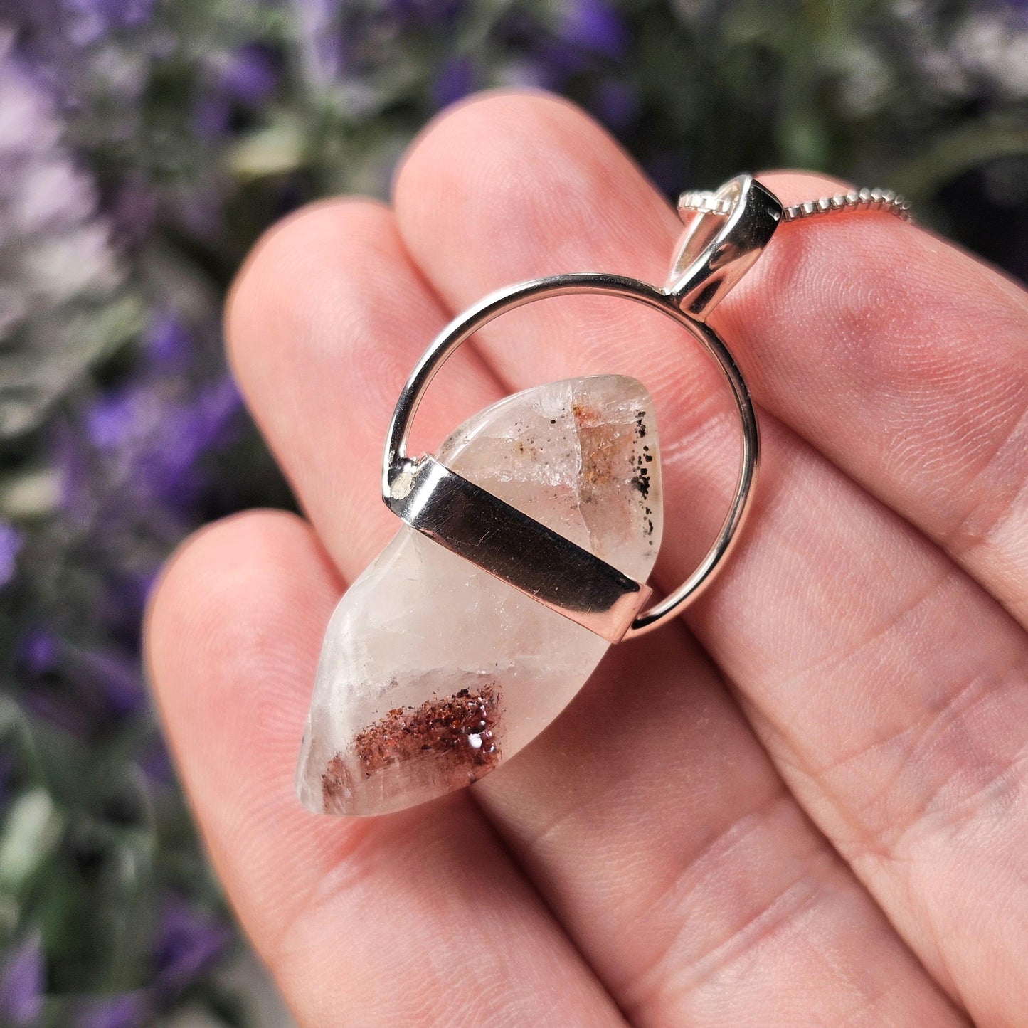 Red Phantom Quartz Pendant