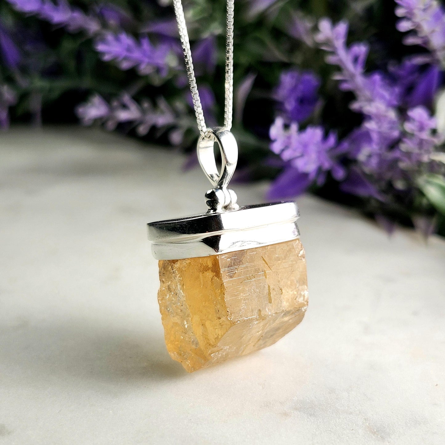 Golden Topaz Pendant