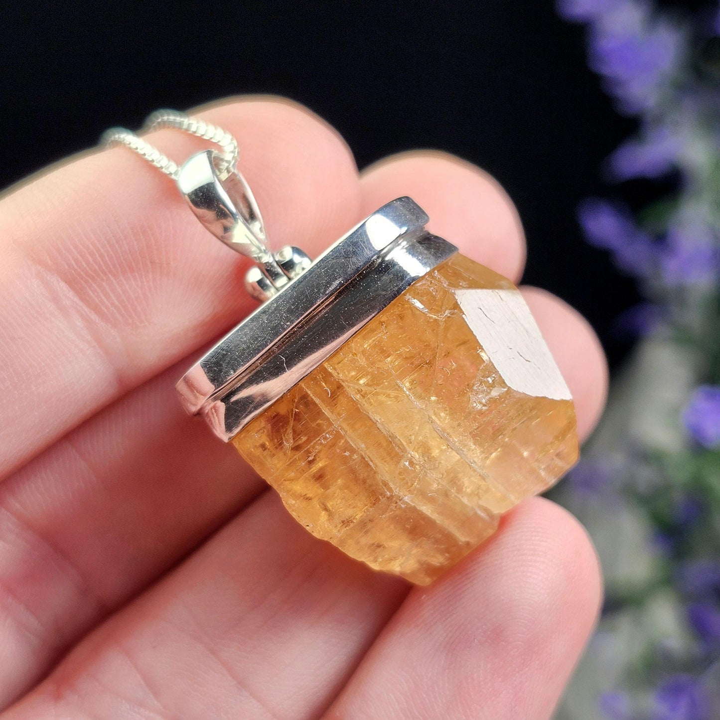 Golden Topaz Pendant