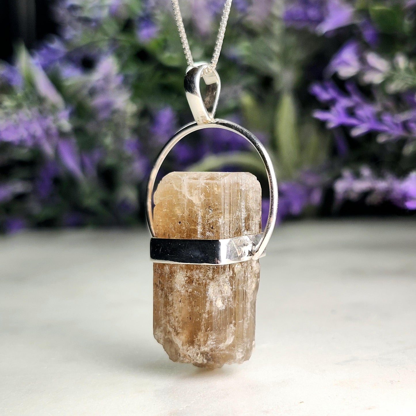 Golden Scapolite Pendant