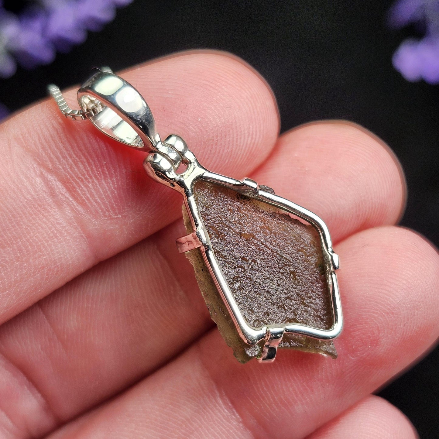 Moldavite Pendant