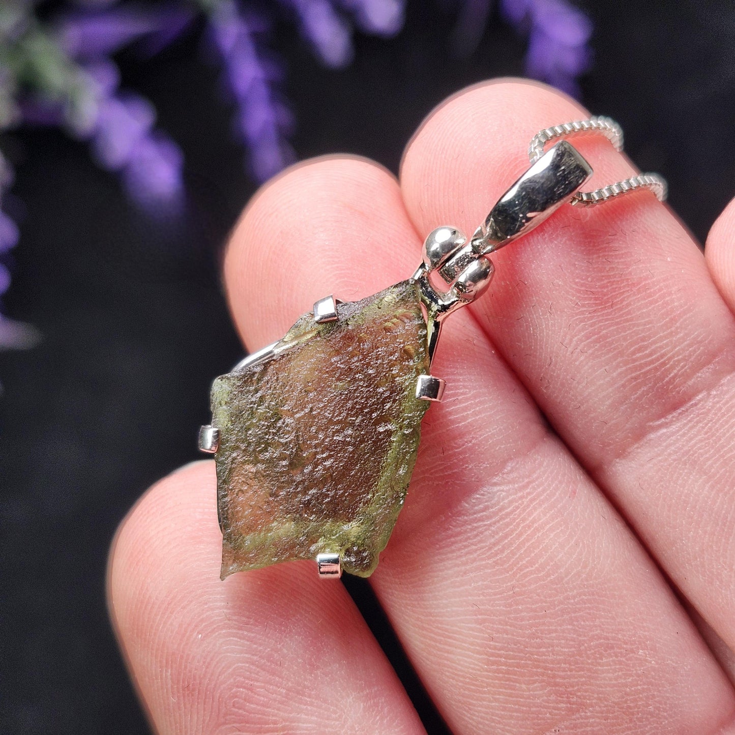 Moldavite Pendant