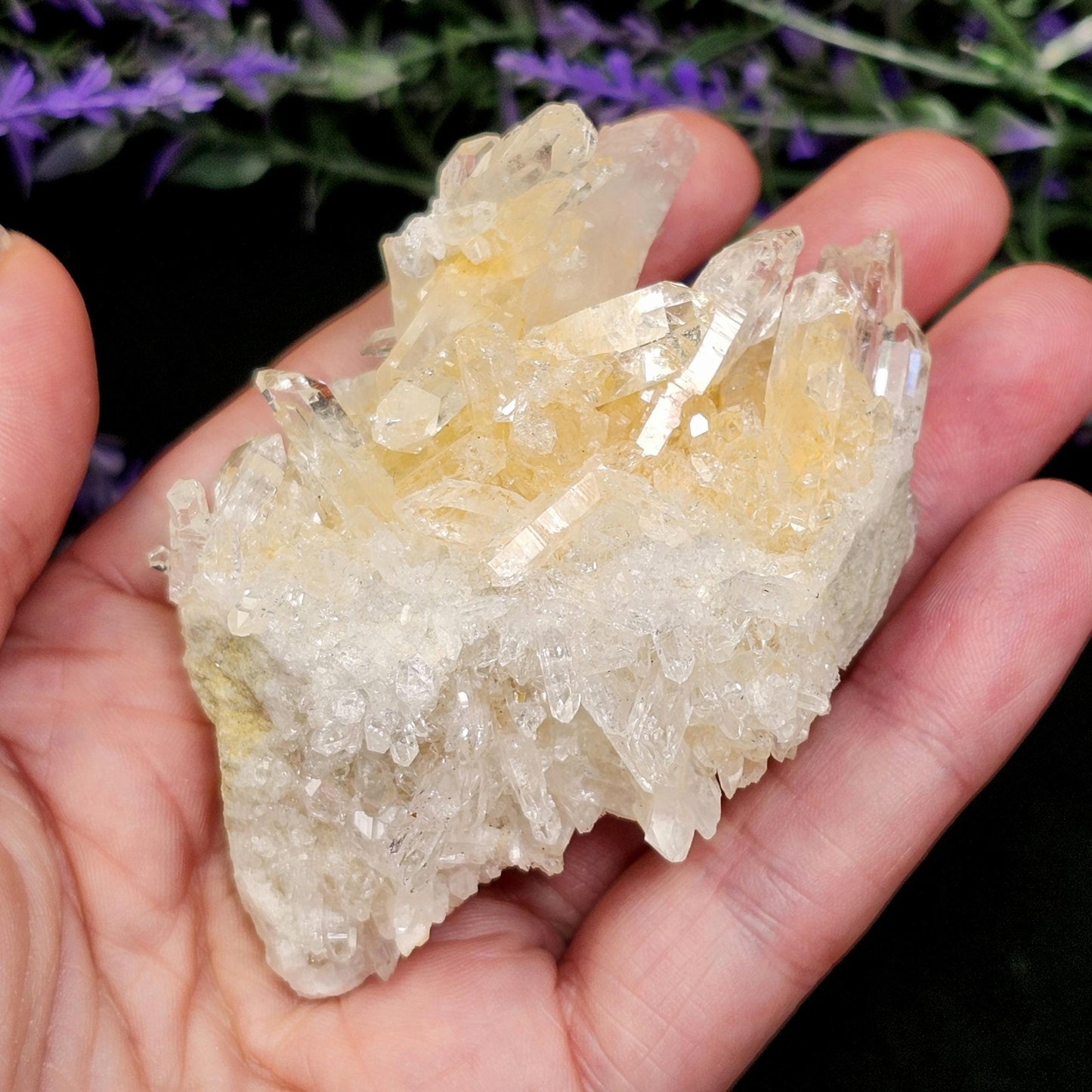 Lemurian Quartz Cluster 99g