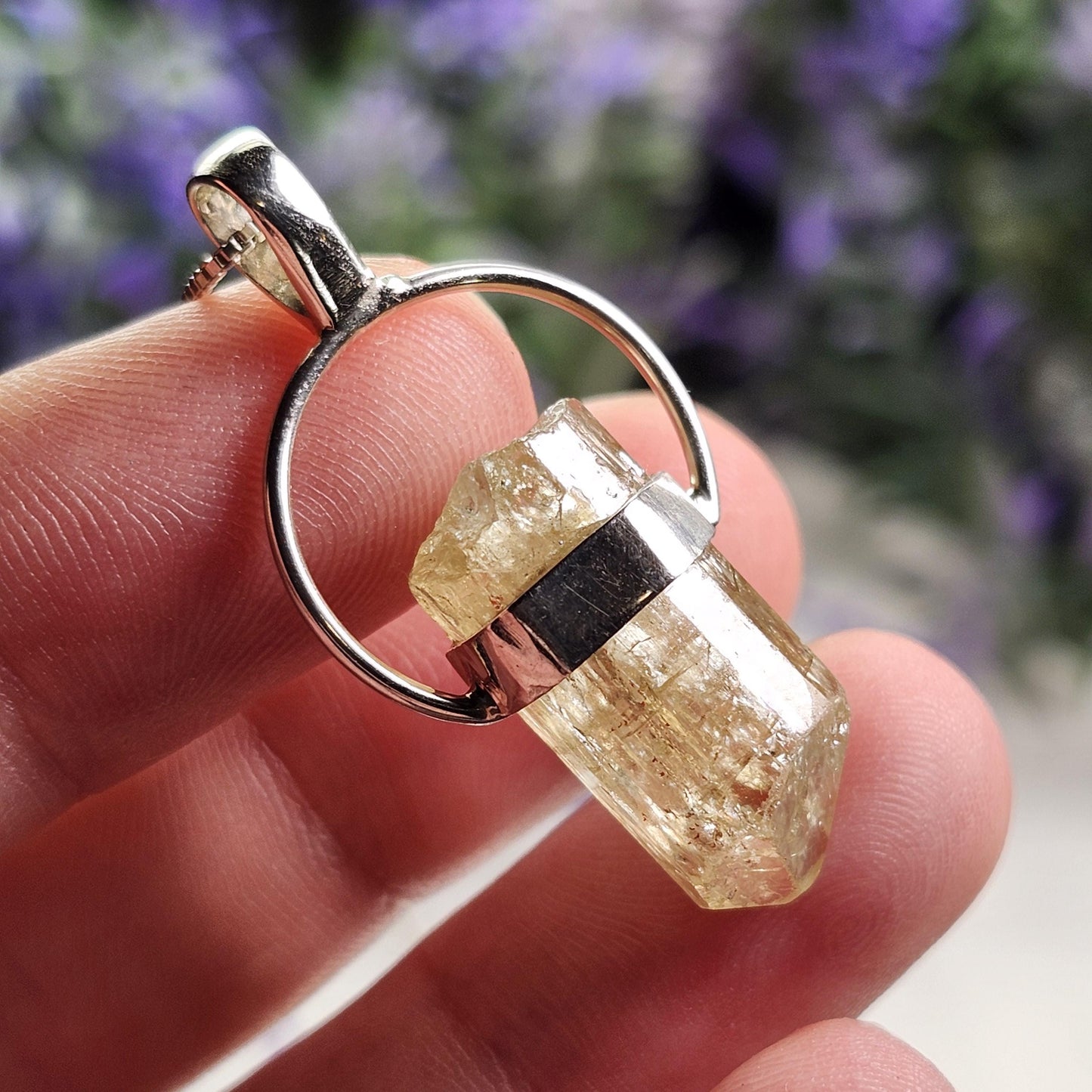 Golden Apatite Pendant