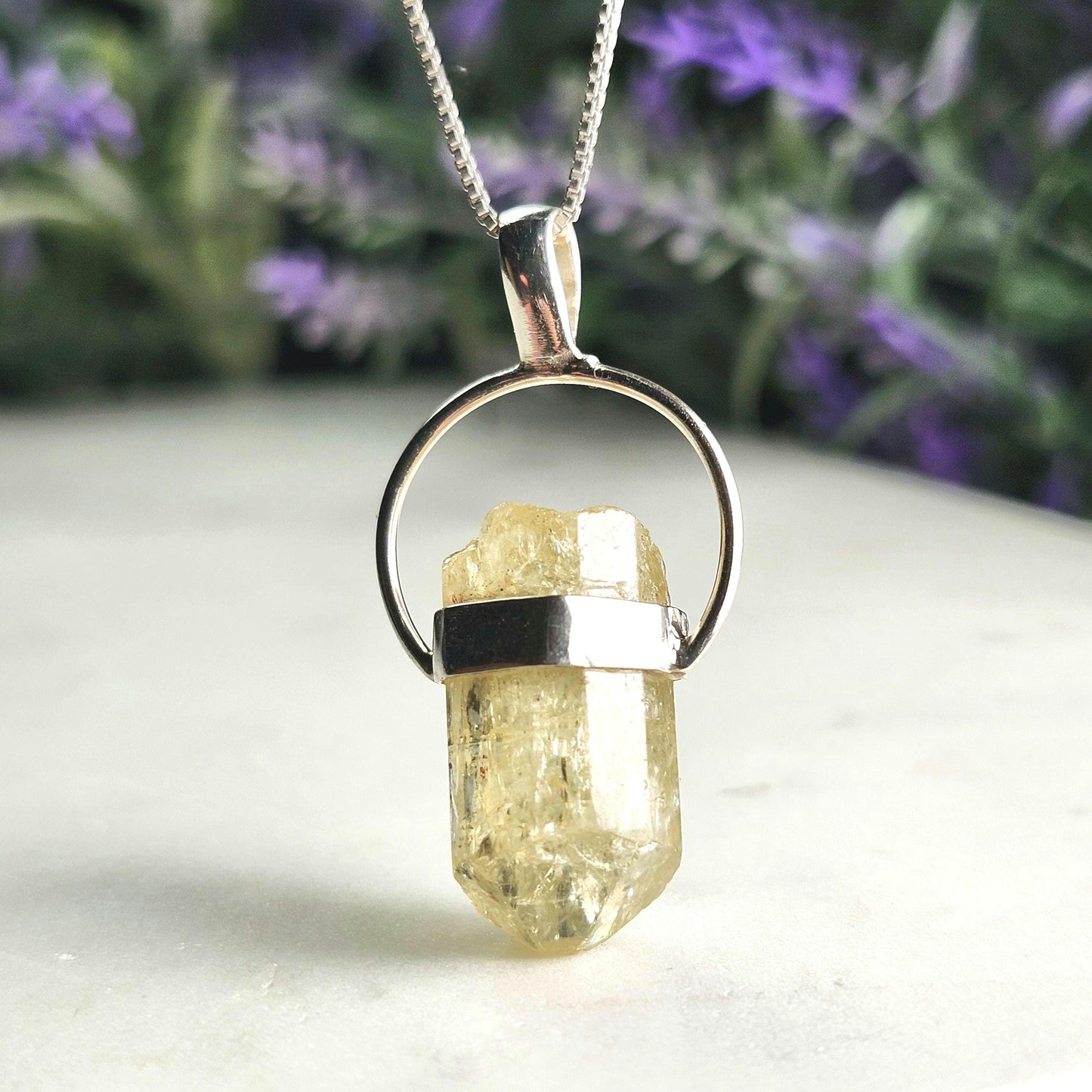 Golden Apatite Pendant