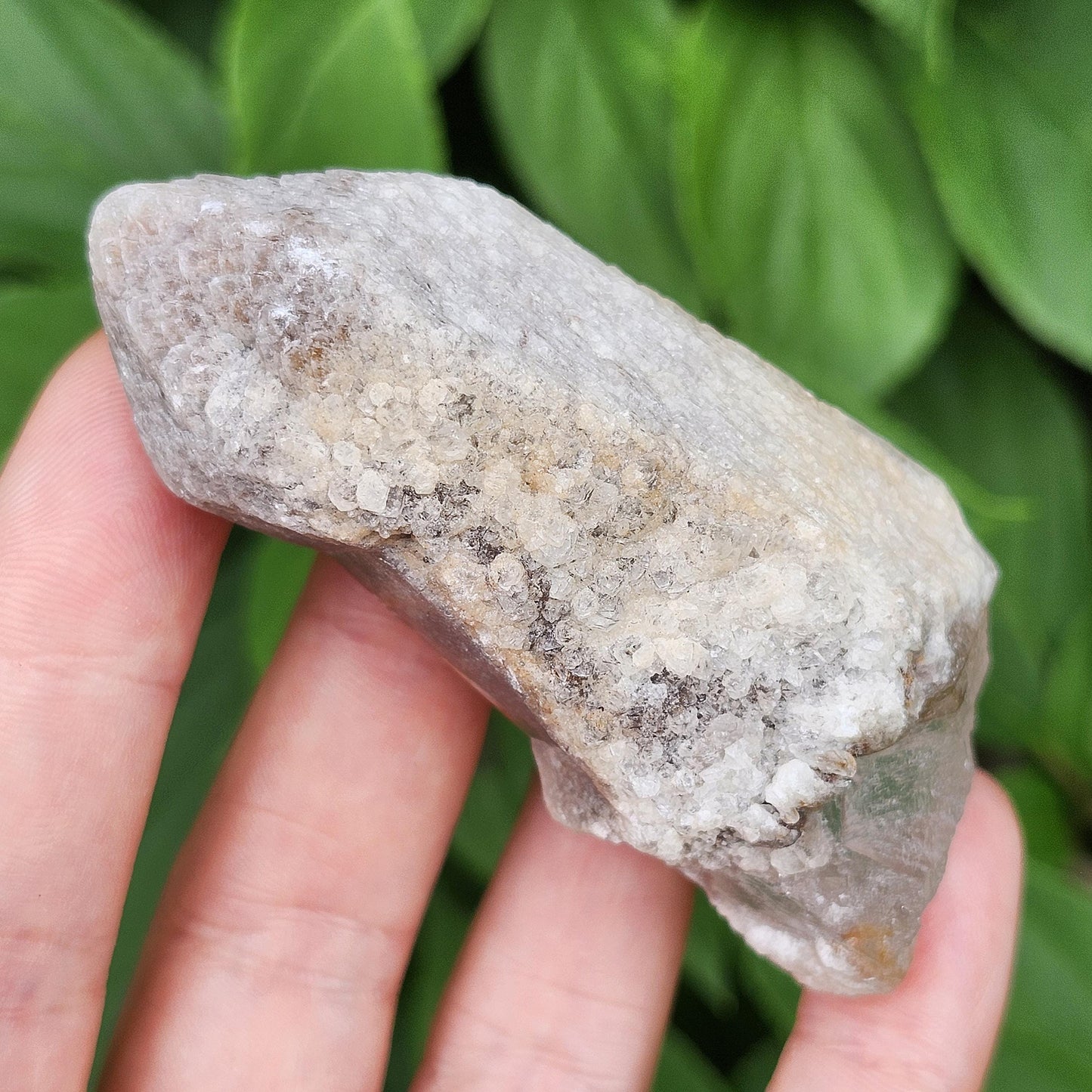 Dreamsicle Pink Lemurian Quartz 91g