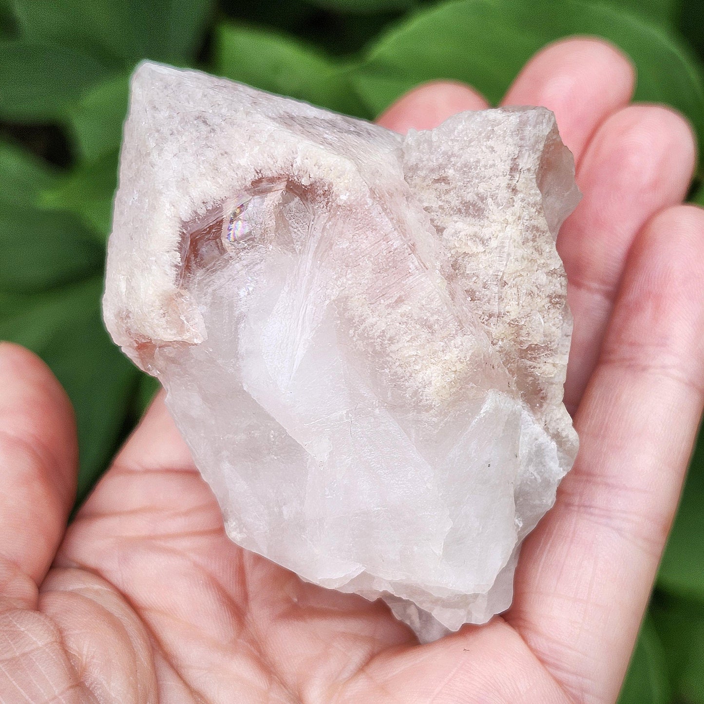 Dreamsicle Pink Lemurian Quartz 158g
