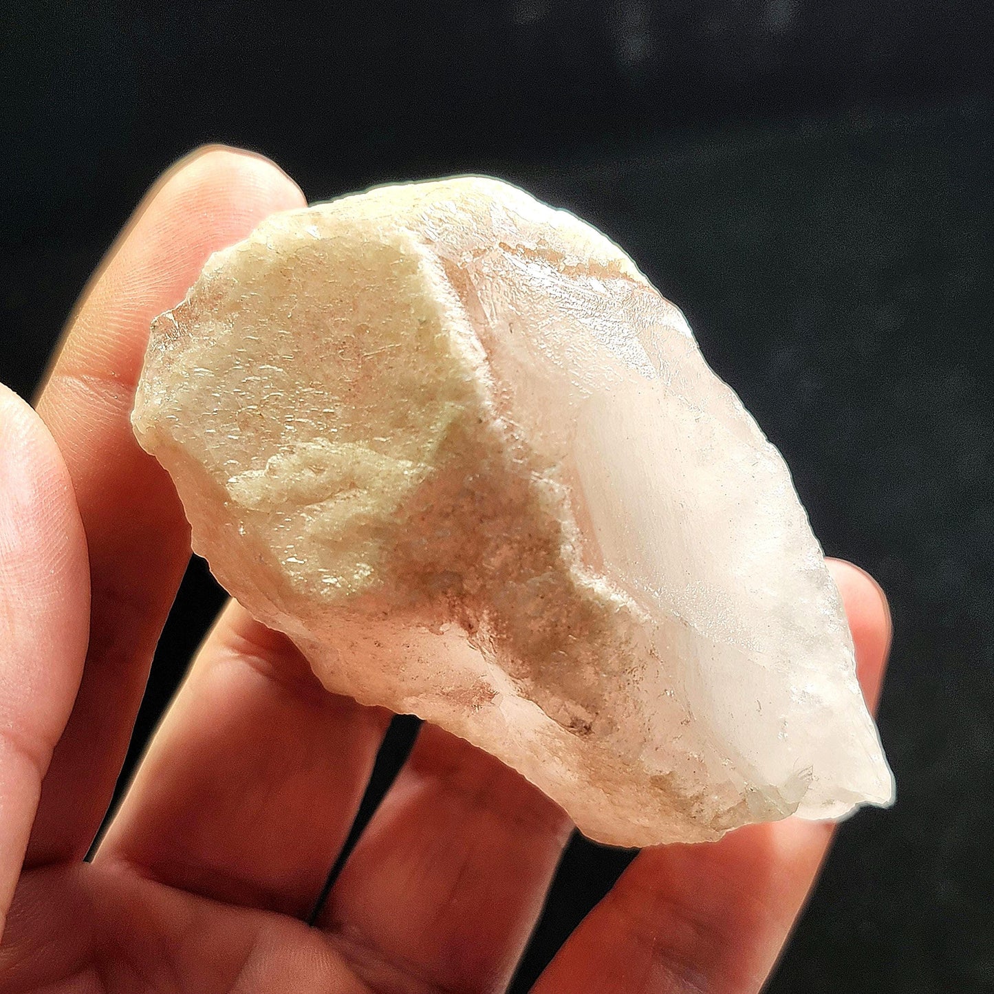 Dreamsicle Pink Lemurian Quartz 118g