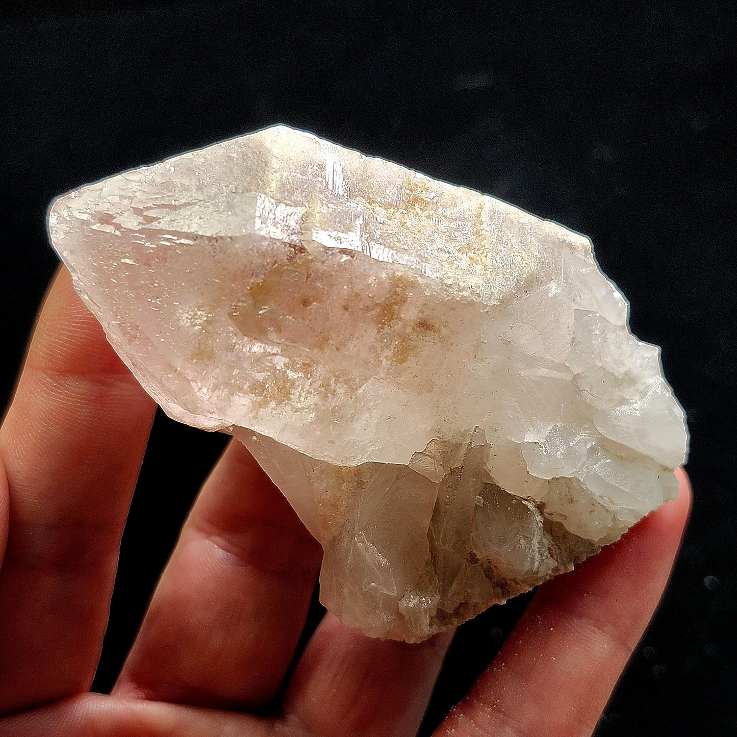 Dreamsicle Pink Lemurian Quartz 130g