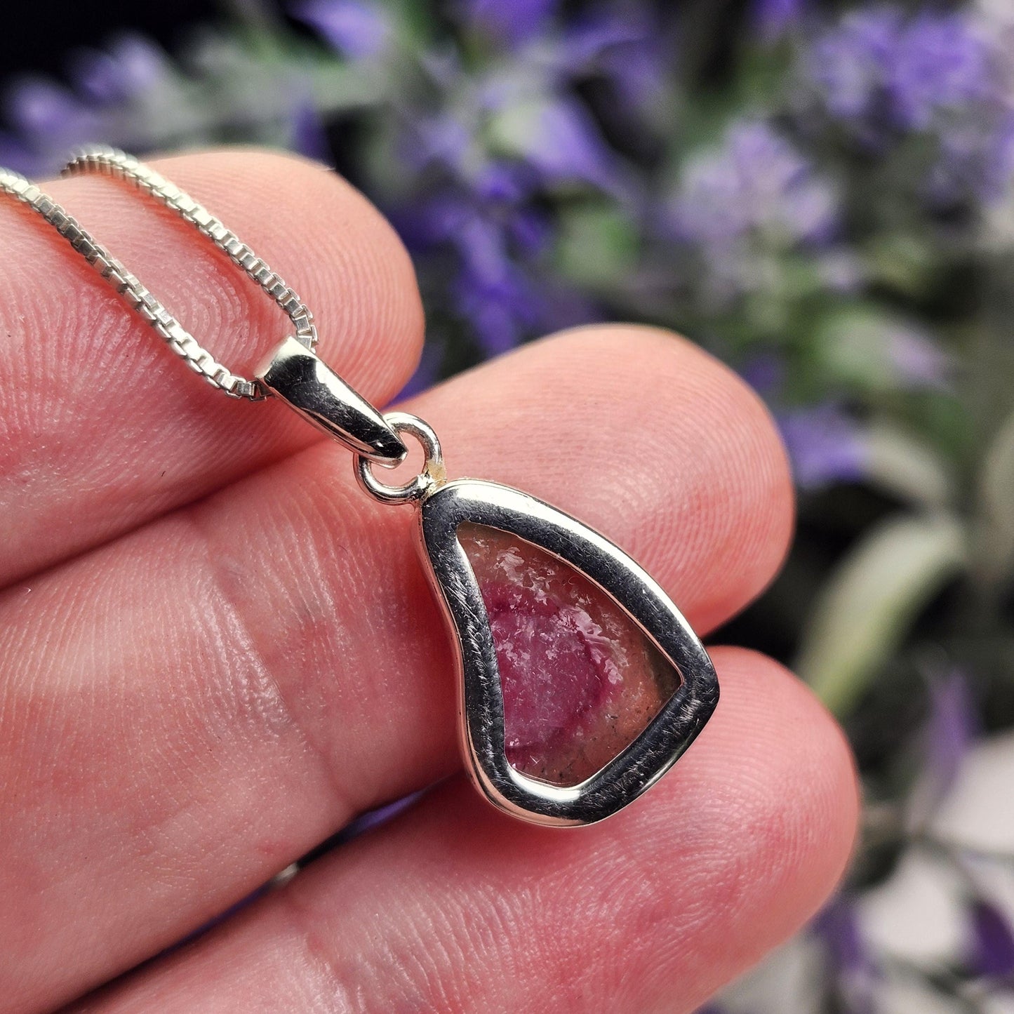 Watermelon Tourmaline Pendant