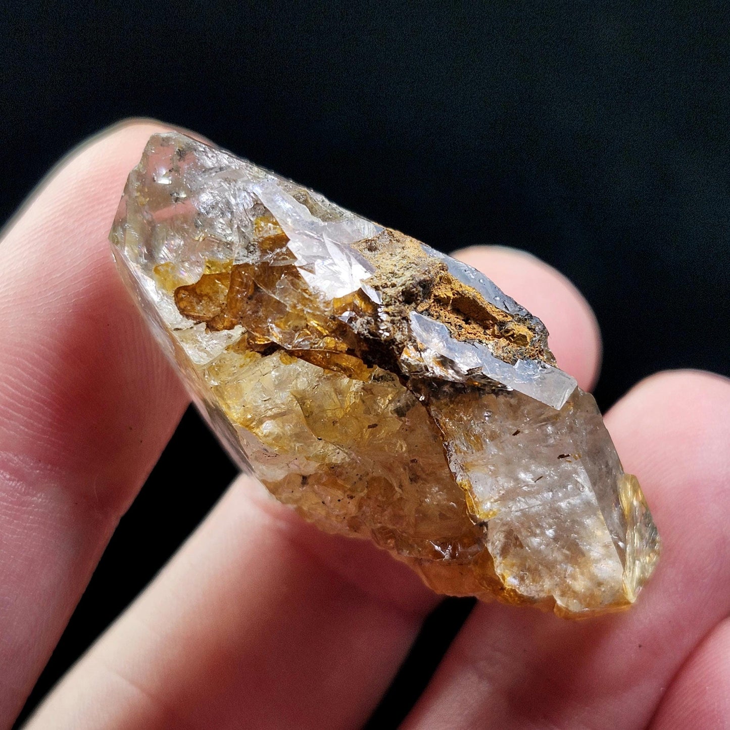 Golden Herkimer Diamond 15g