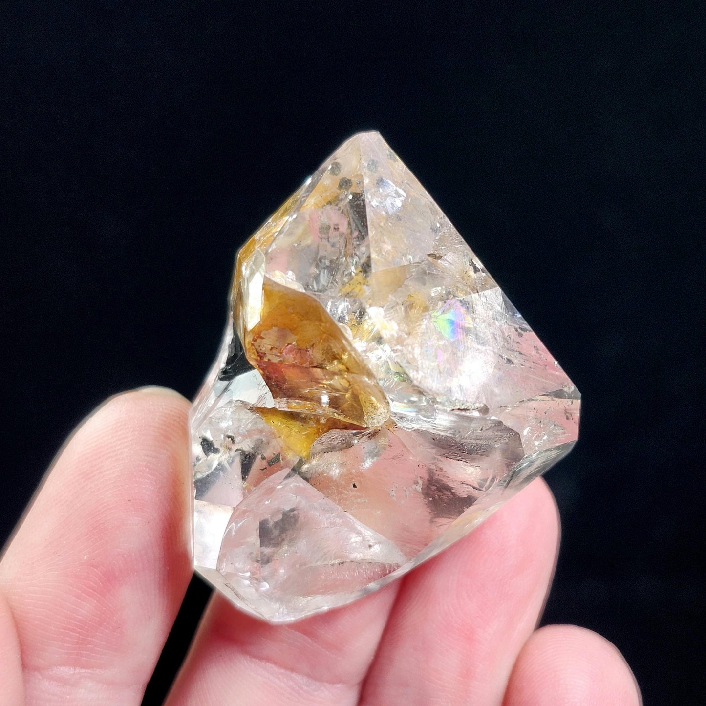 Golden Herkimer Diamond Crystal