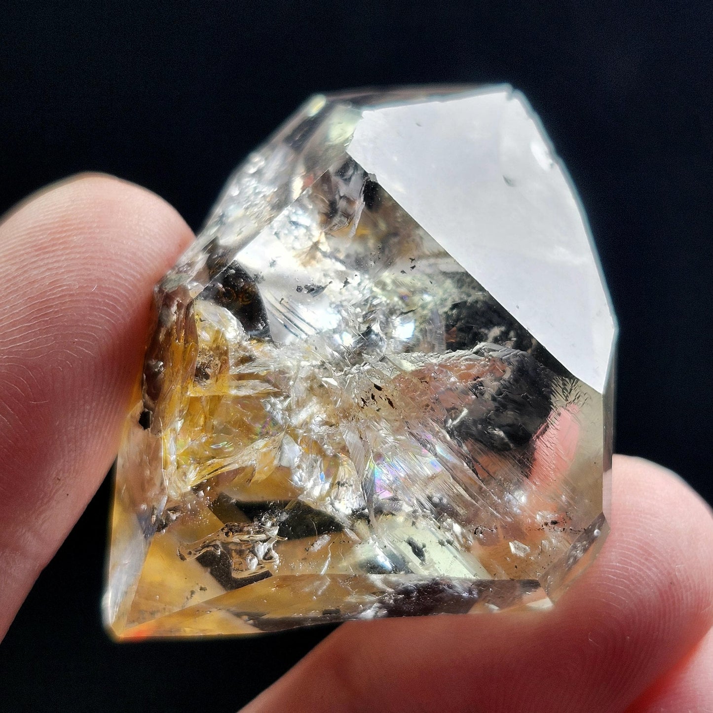 Golden Herkimer Diamond Crystal