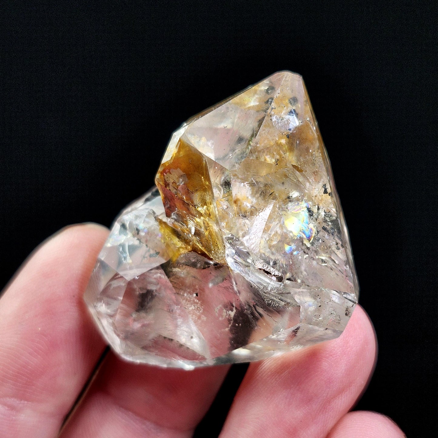 Golden Herkimer Diamond Crystal