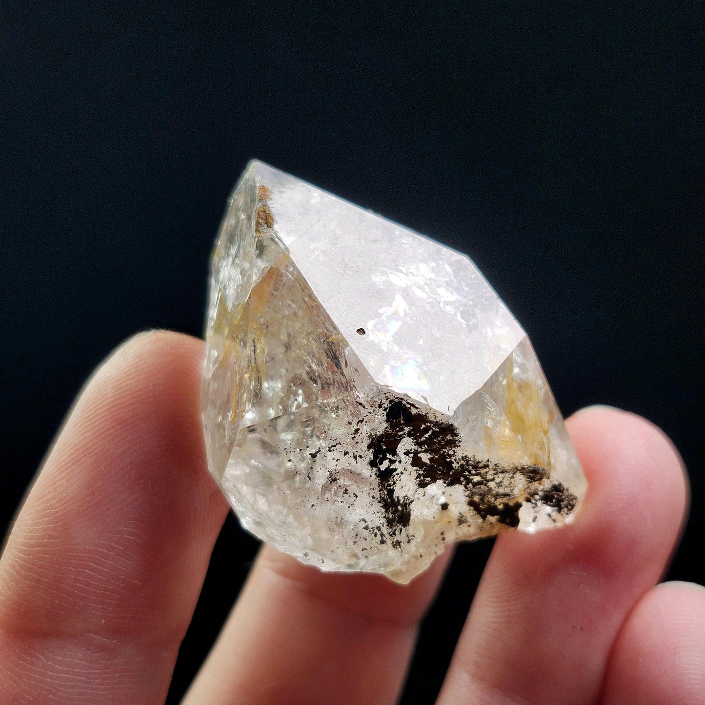 Golden Herkimer Diamond Crystal