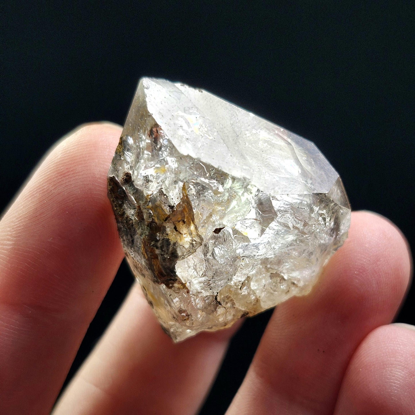 Golden Herkimer Diamond Crystal