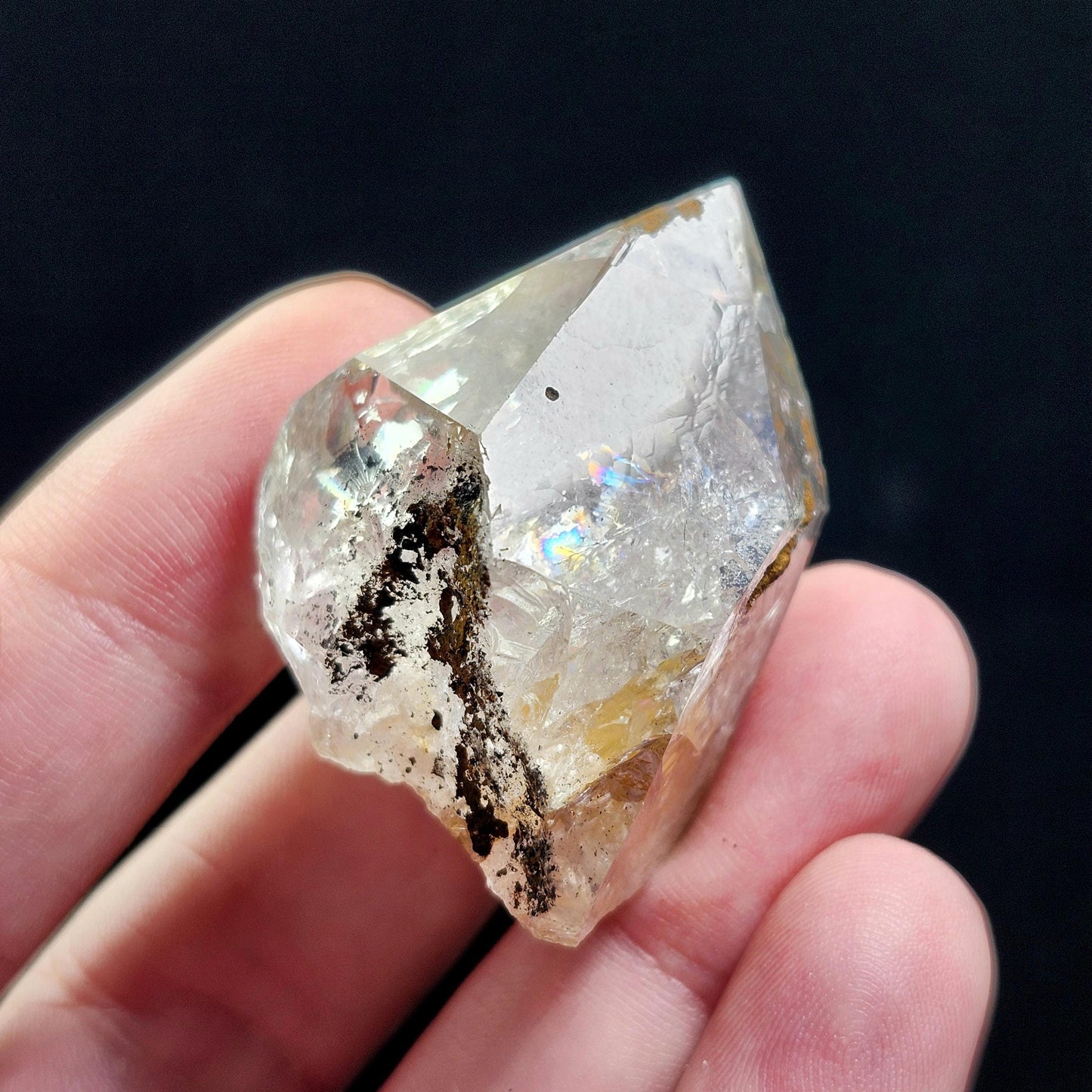 Golden Herkimer Diamond Crystal