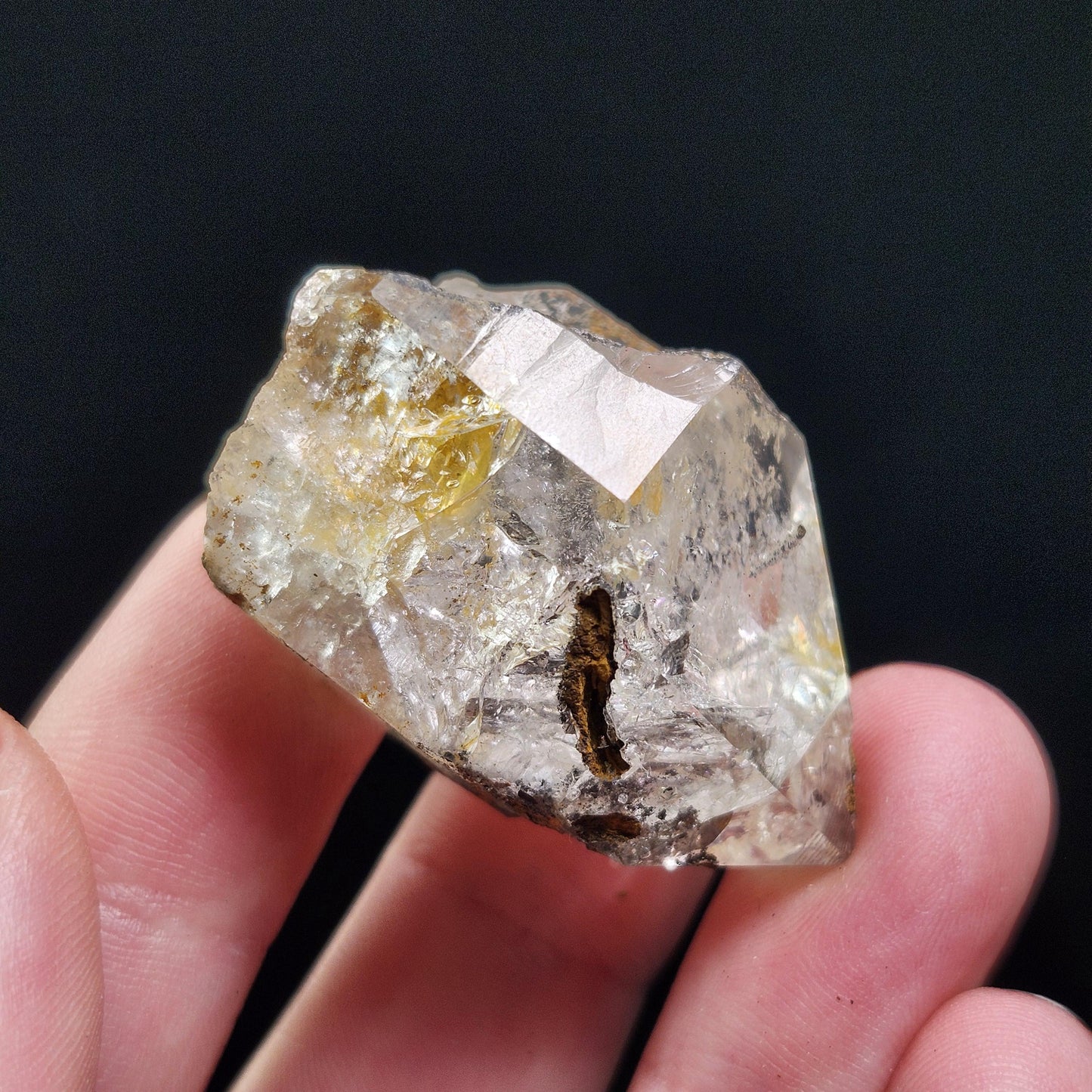 Golden Herkimer Diamond Crystal
