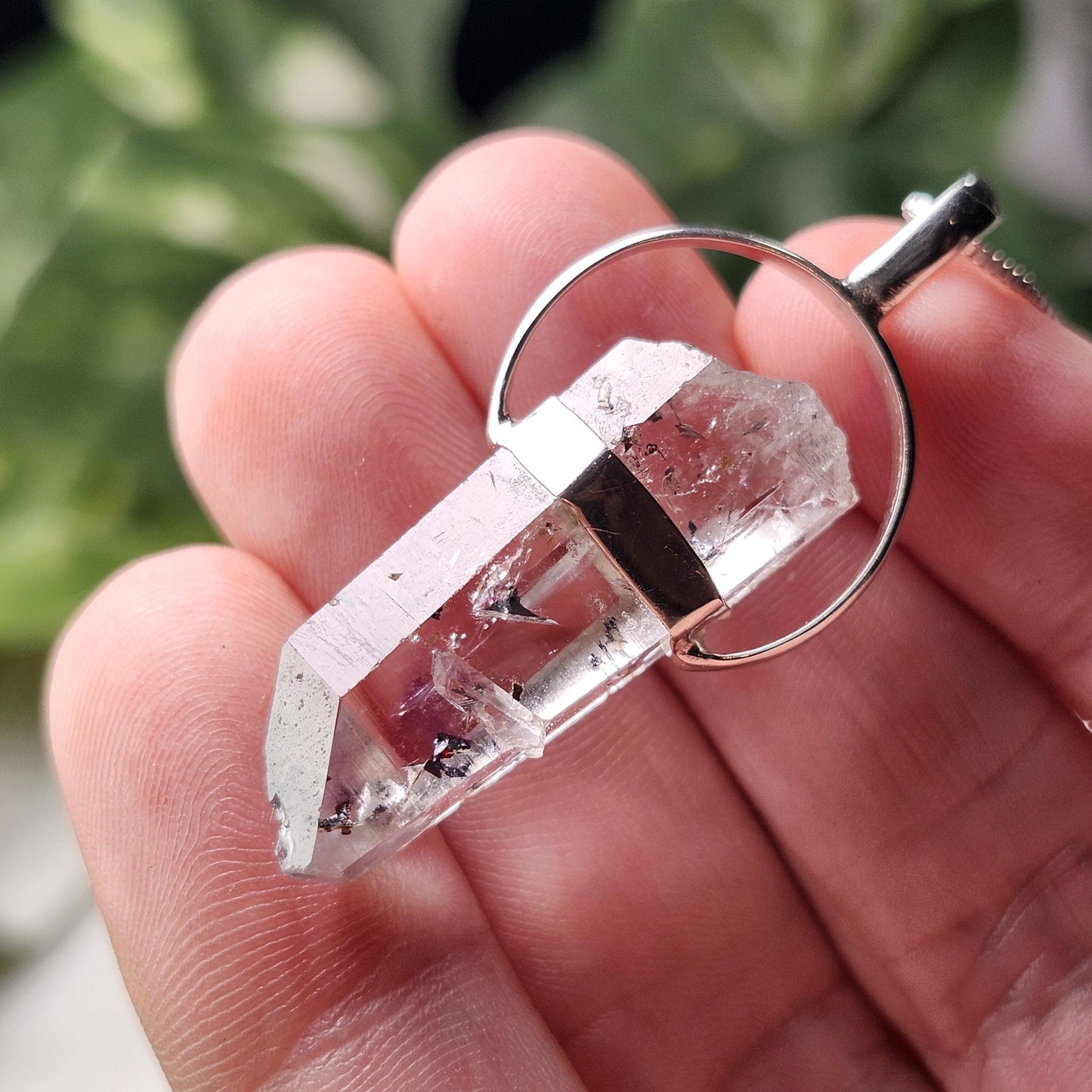 Brandberg Quartz Pendant