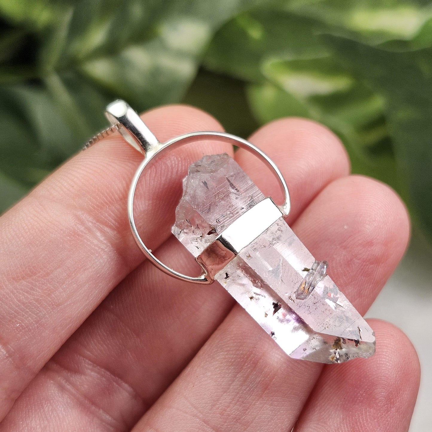 Brandberg Quartz Pendant