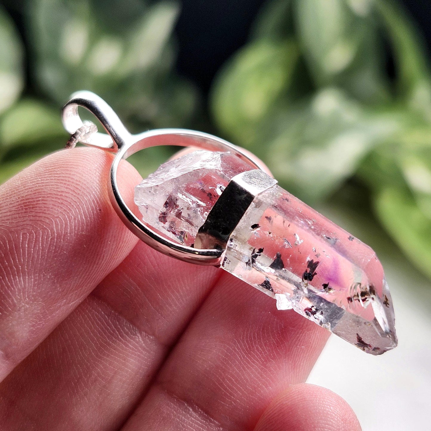 Brandberg Quartz Pendant