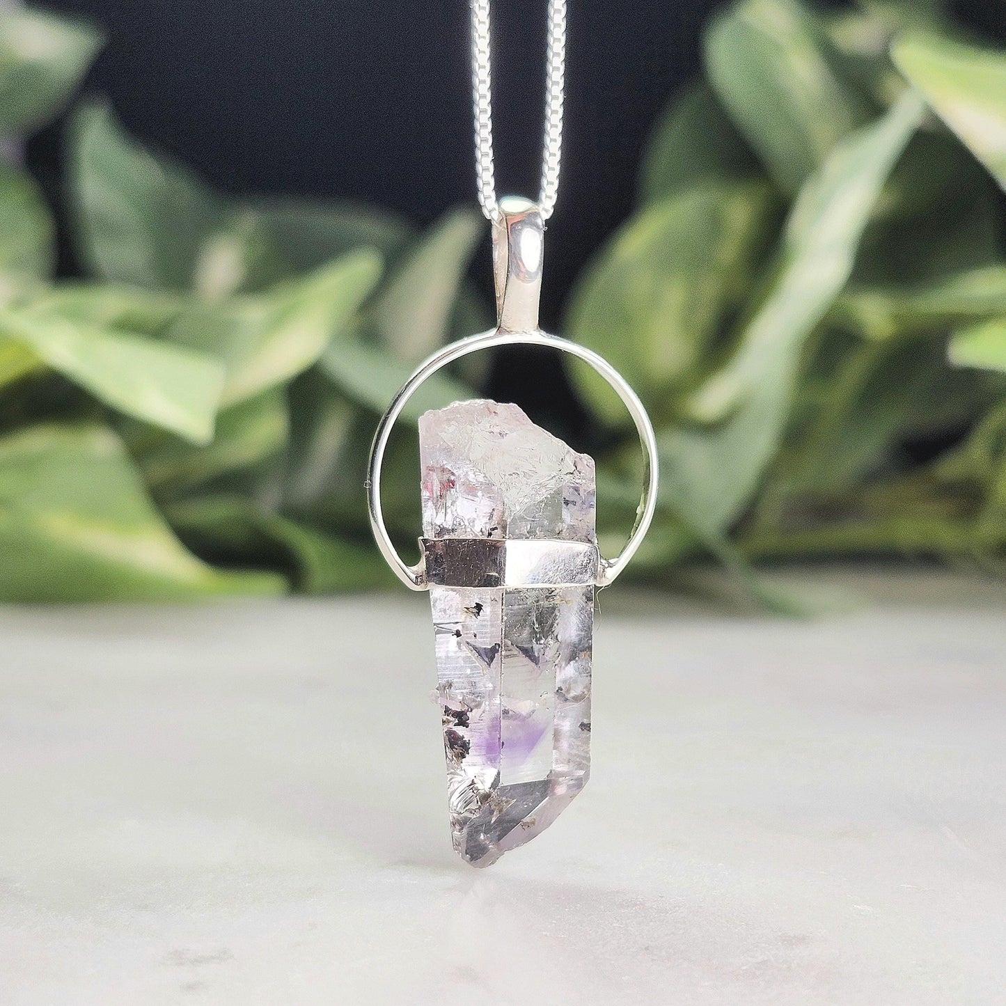 Brandberg Quartz Pendant