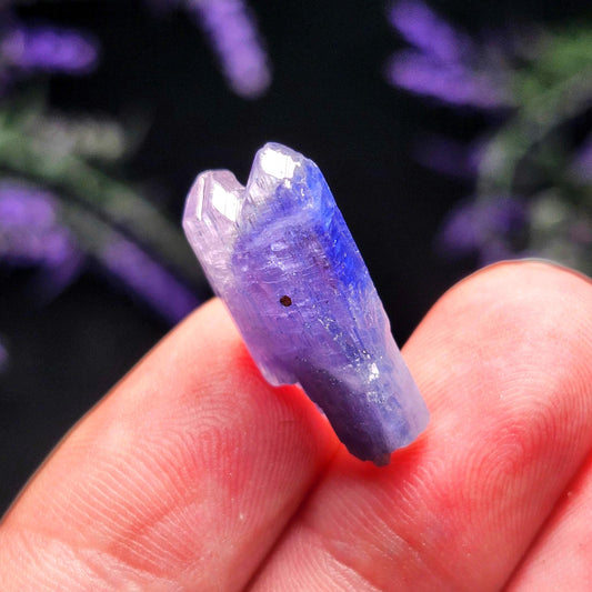 TWINNED Tanzanite Crystal 2.6g Parallel Growth