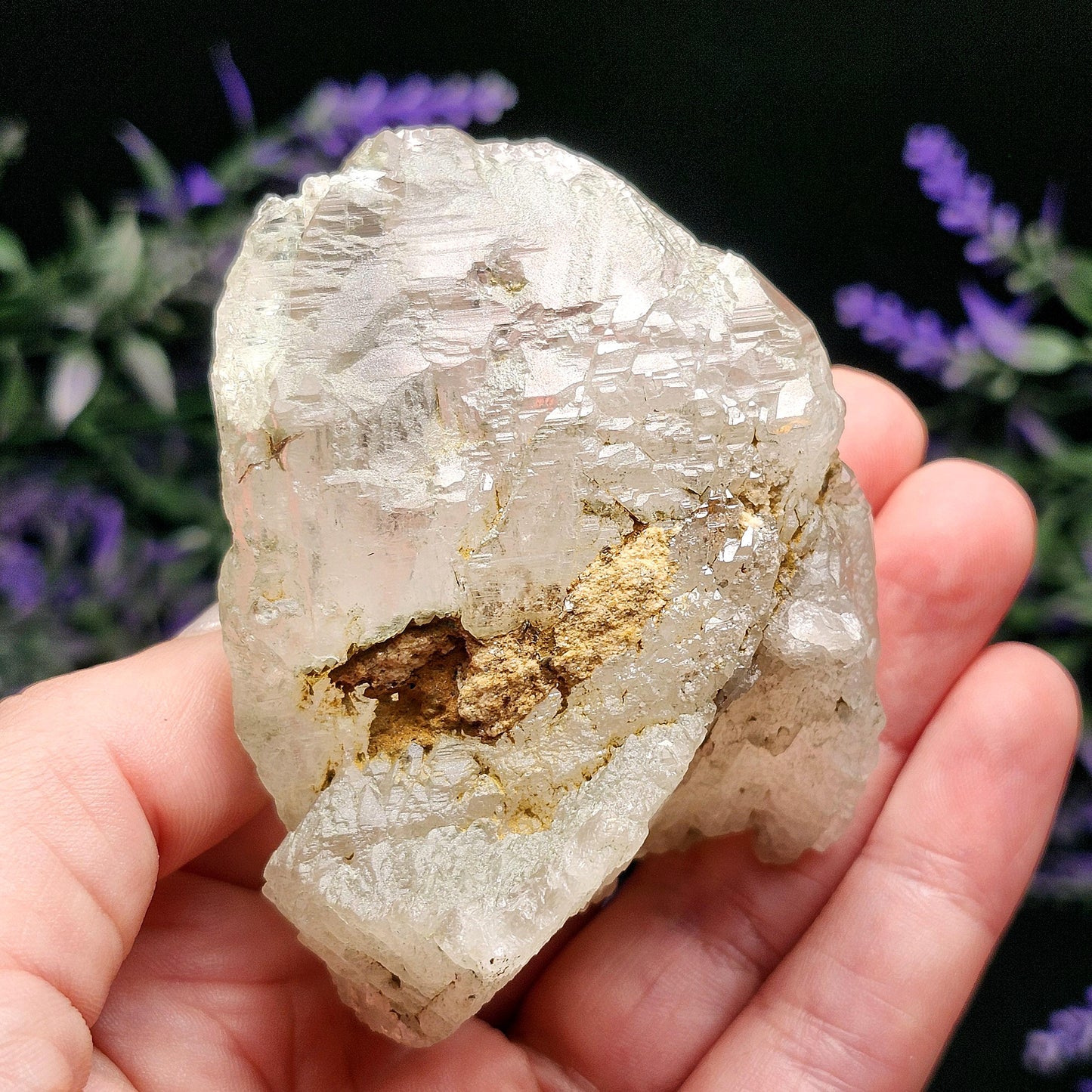 Swiss Elestial Quartz Crystal 157g