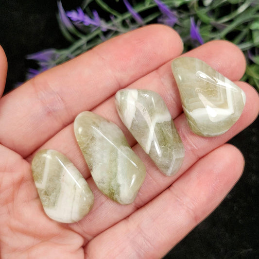 Chevron Prasiolite
