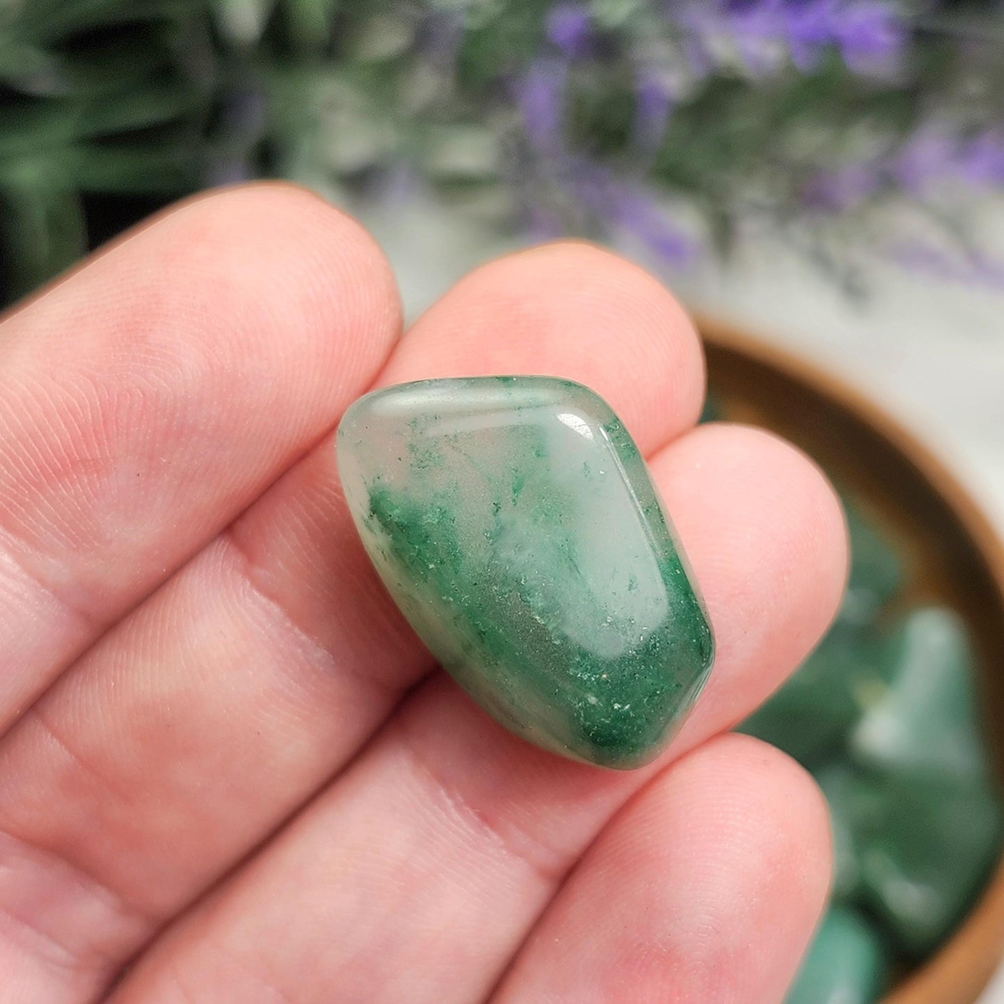 Chrome Green Chalcedony