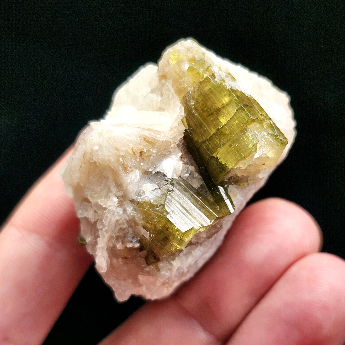 Watermelon Tourmaline & Quartz 43g