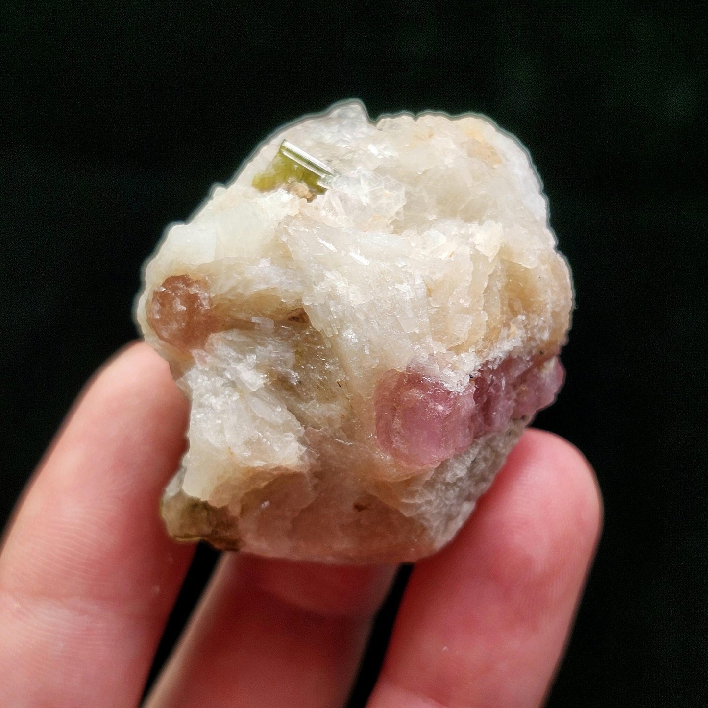 Watermelon Tourmaline & Quartz 43g