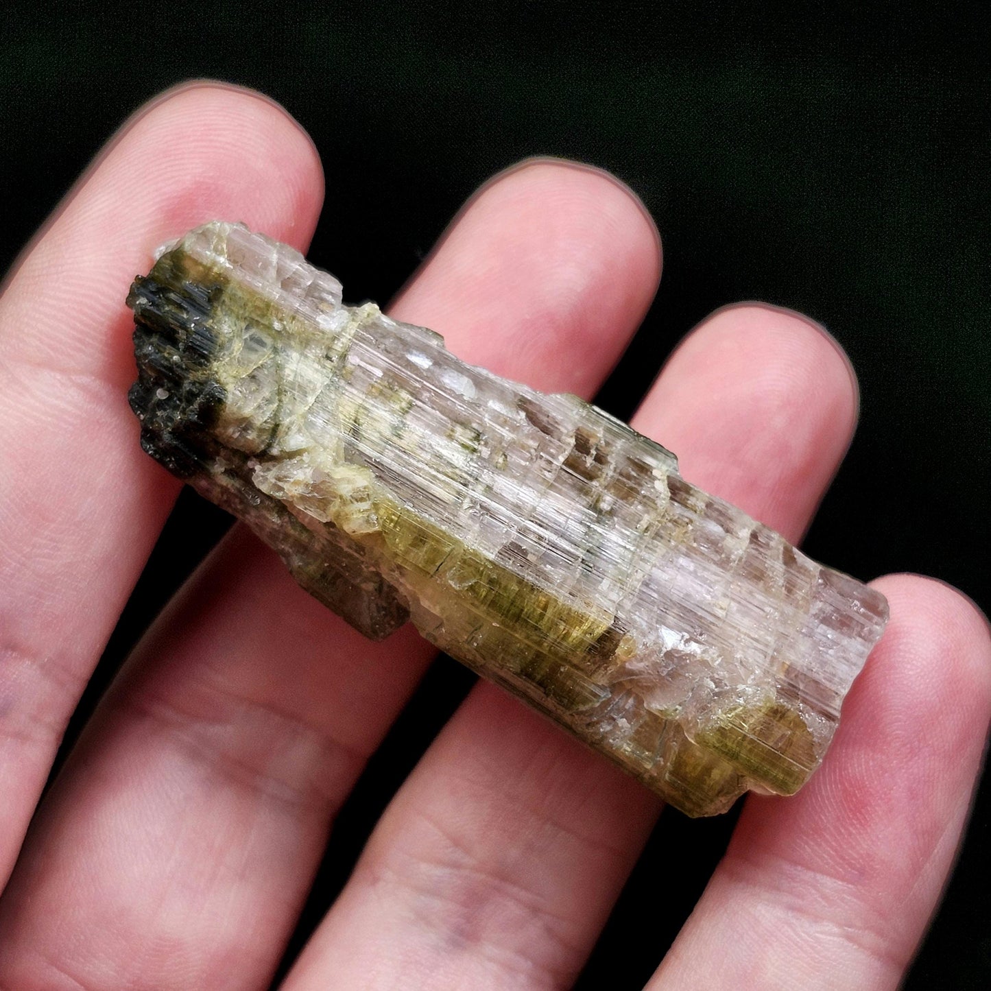 Watermelon Tourmaline Crystal 24g