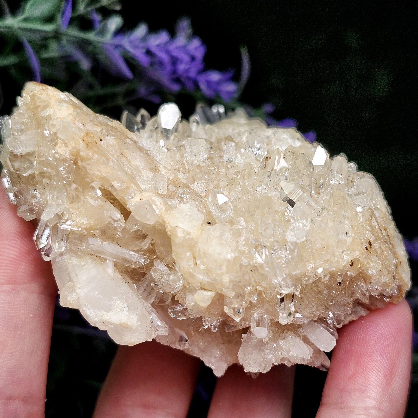 Lemurian Quartz Cluster 134g