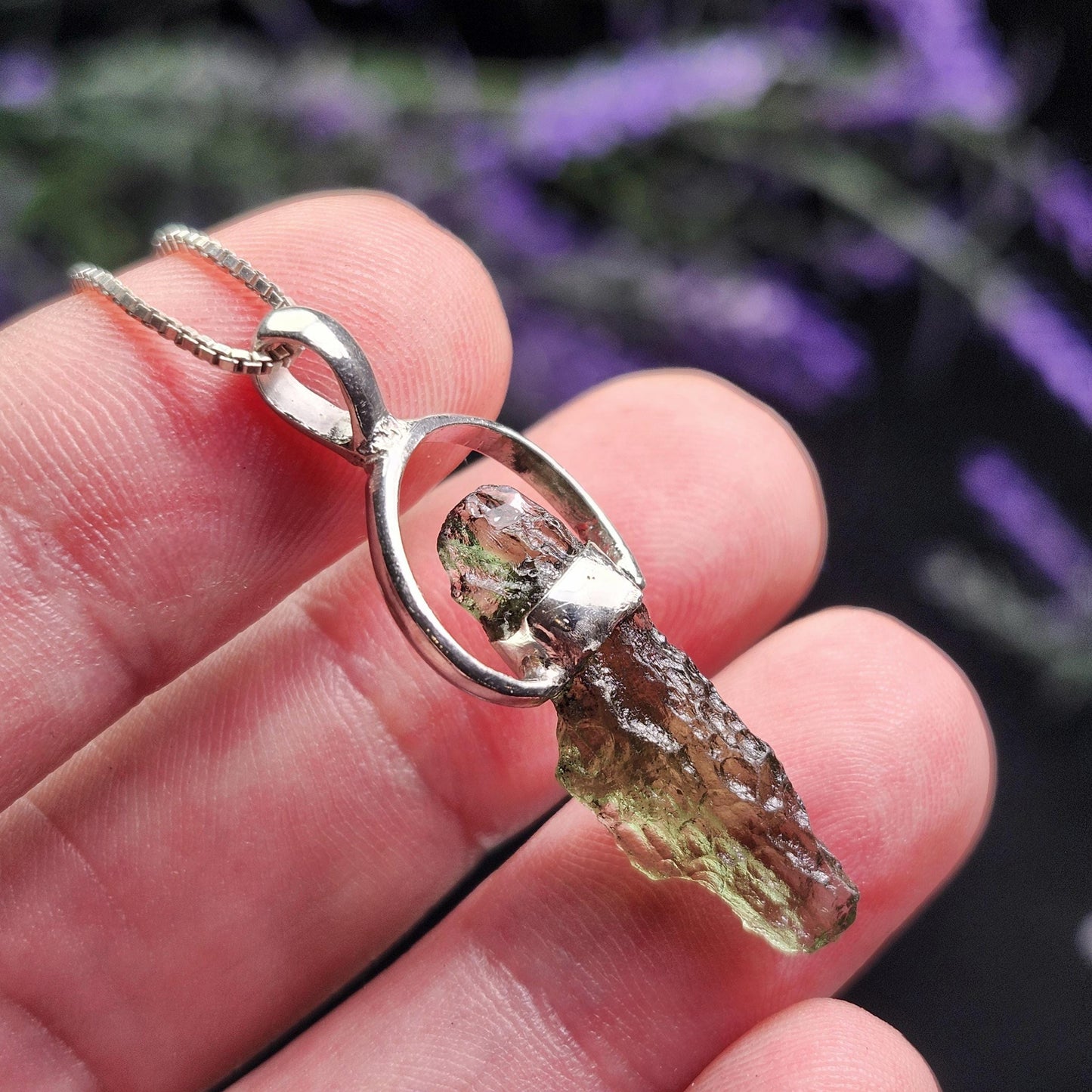 Moldavite Pendant