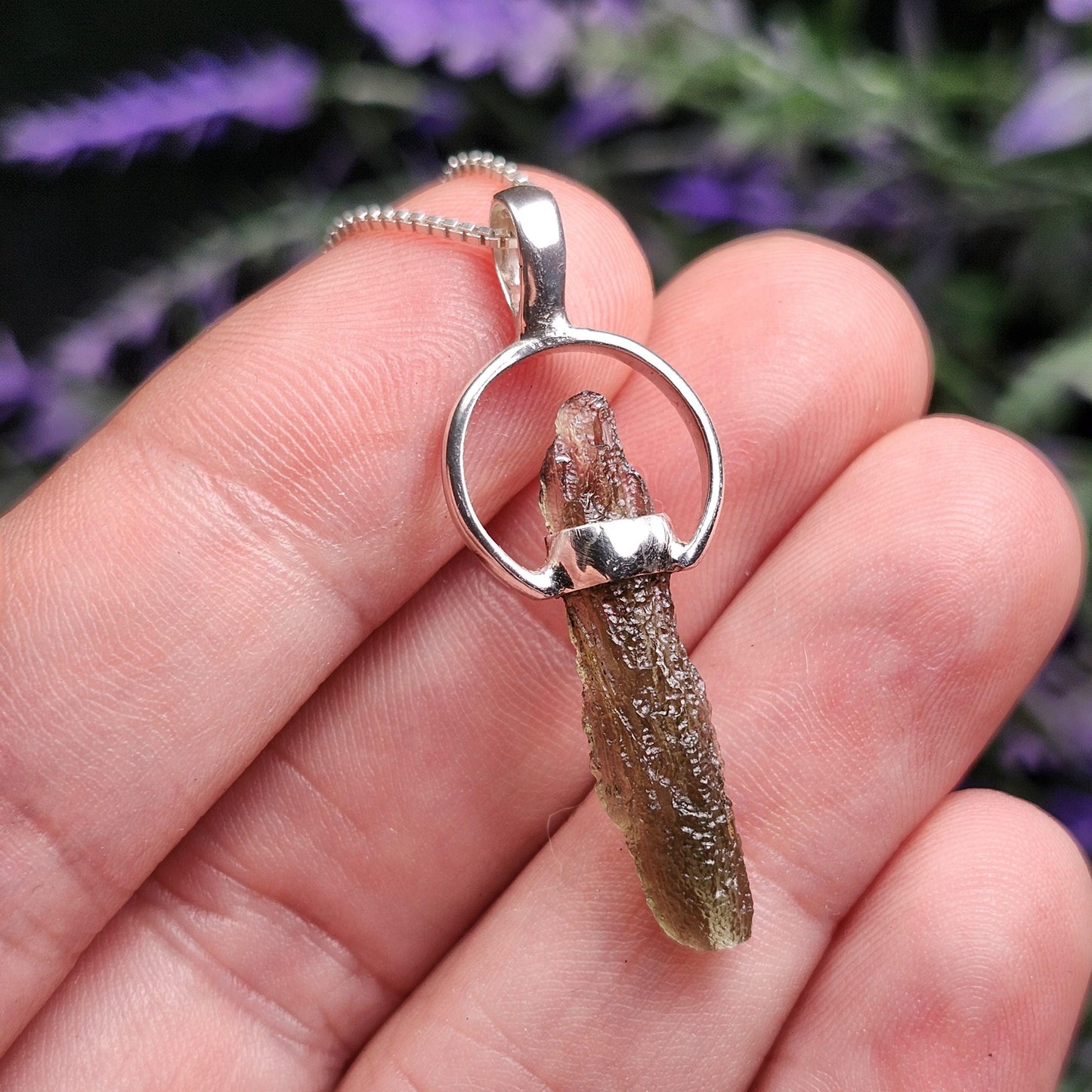 Moldavite Pendant